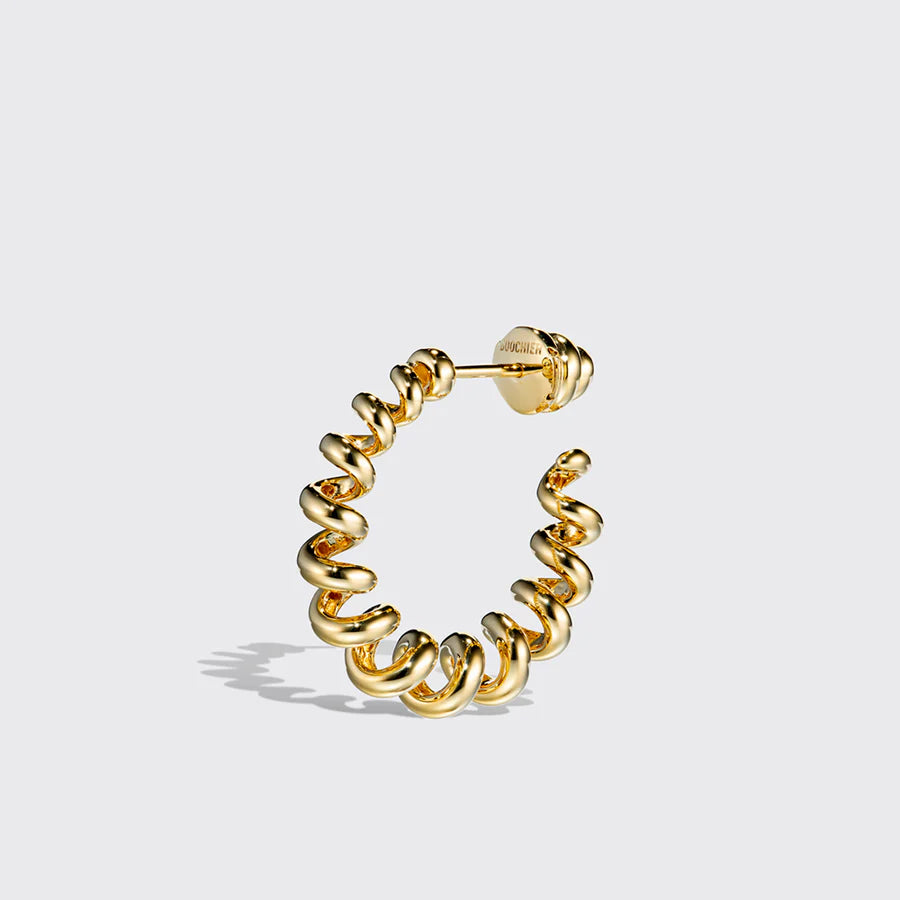 LARGE GOLD SLINKEE EARRINGS