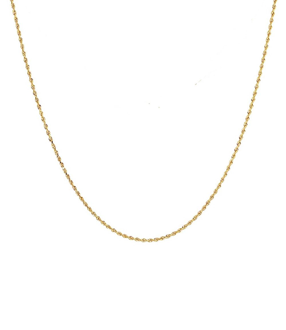 1.25mm Diamond Cut Rope Chain