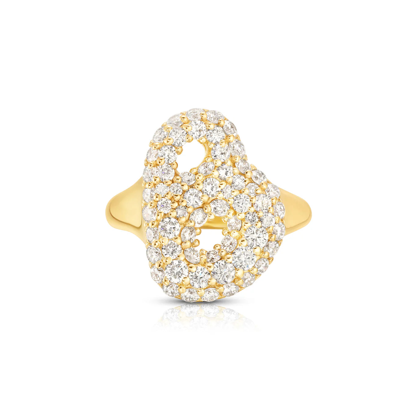 Diamond Bubble Initial Ring