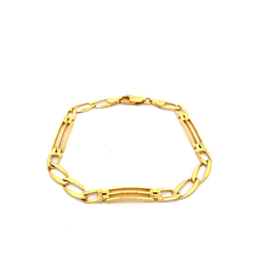 Vintage Fancy Link Chain Bracelet