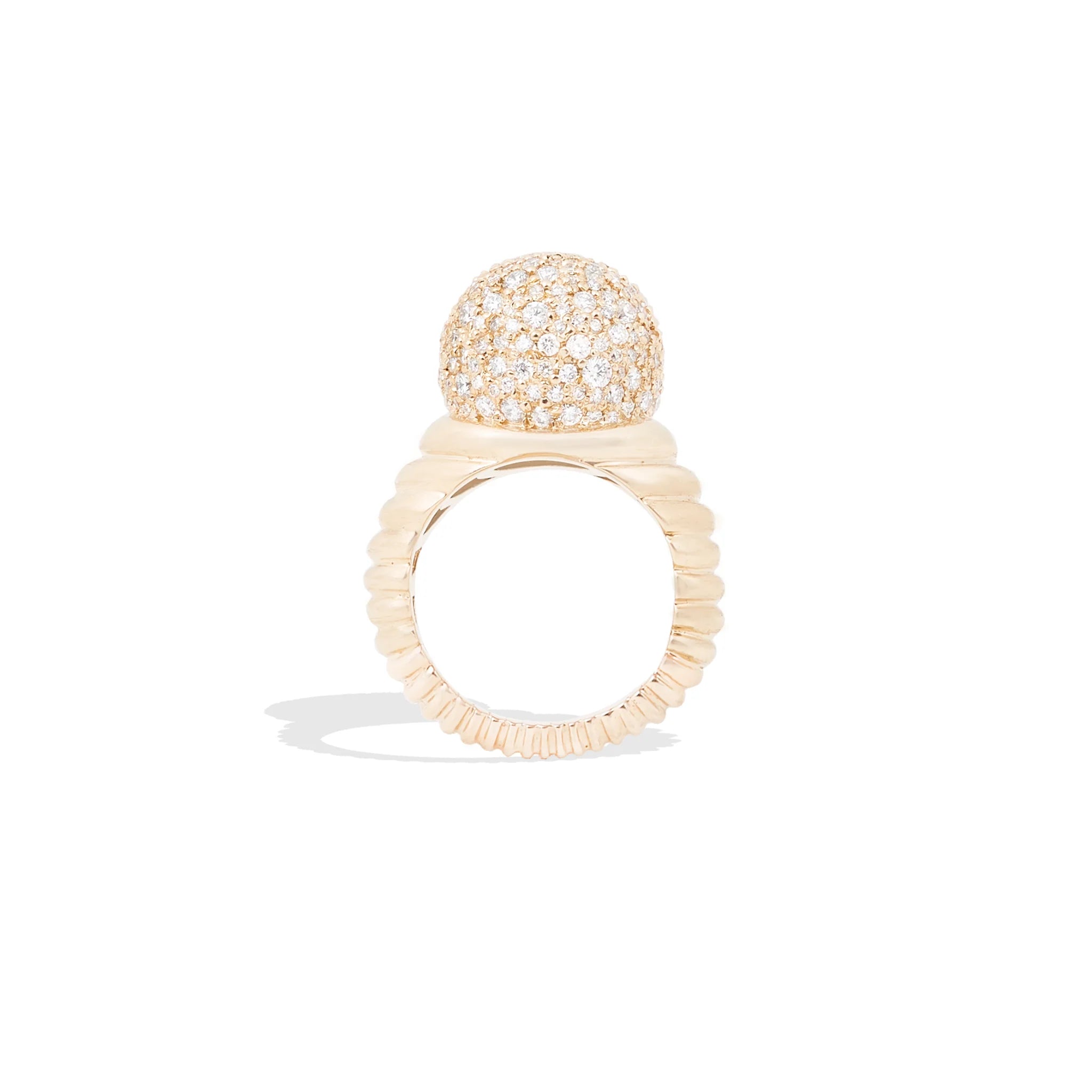 Revel Bobble Cocktail Ring - Diamond