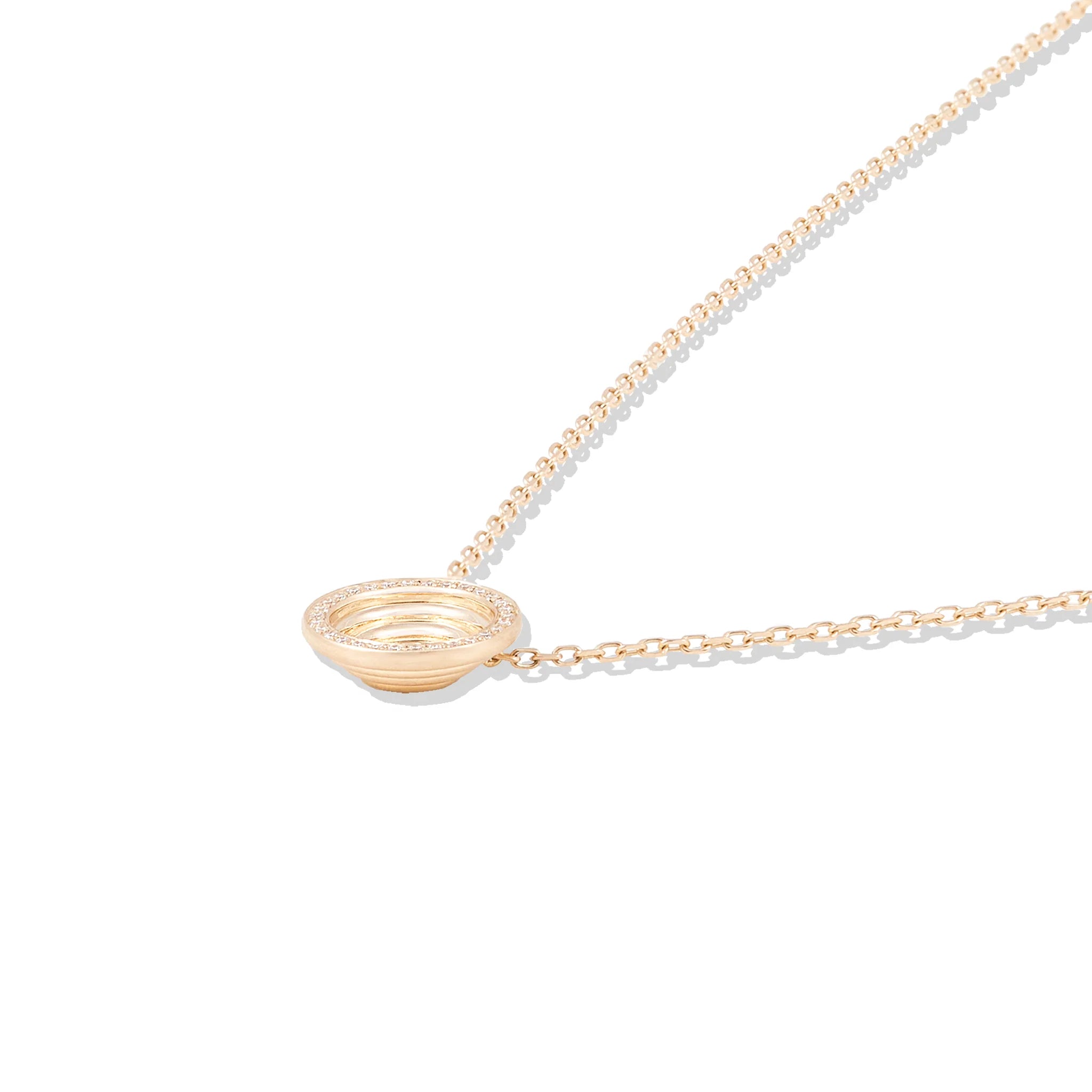 Revel Small Dimensional Pendant - Diamond