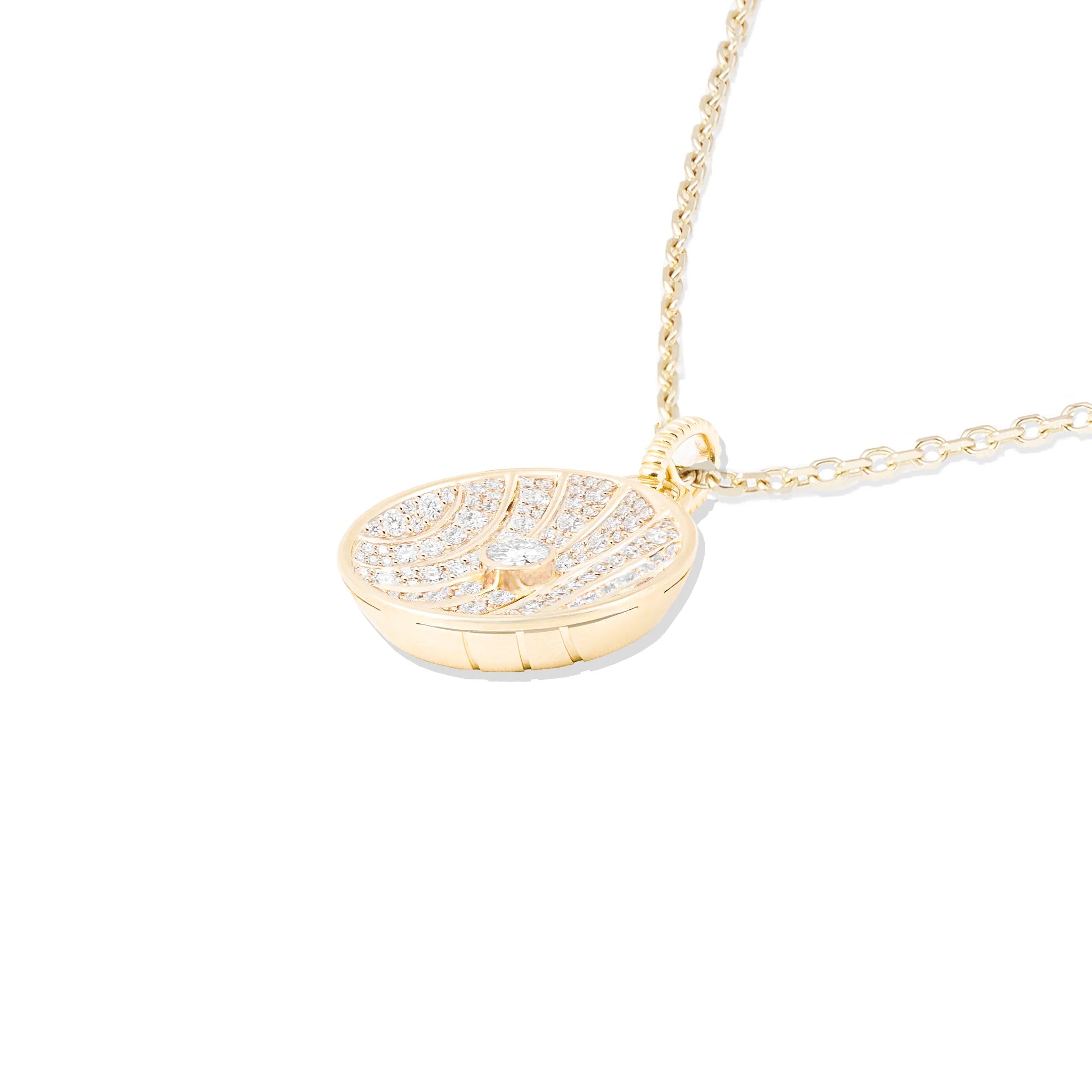 Revel Large Dimensional Pendant - Diamond