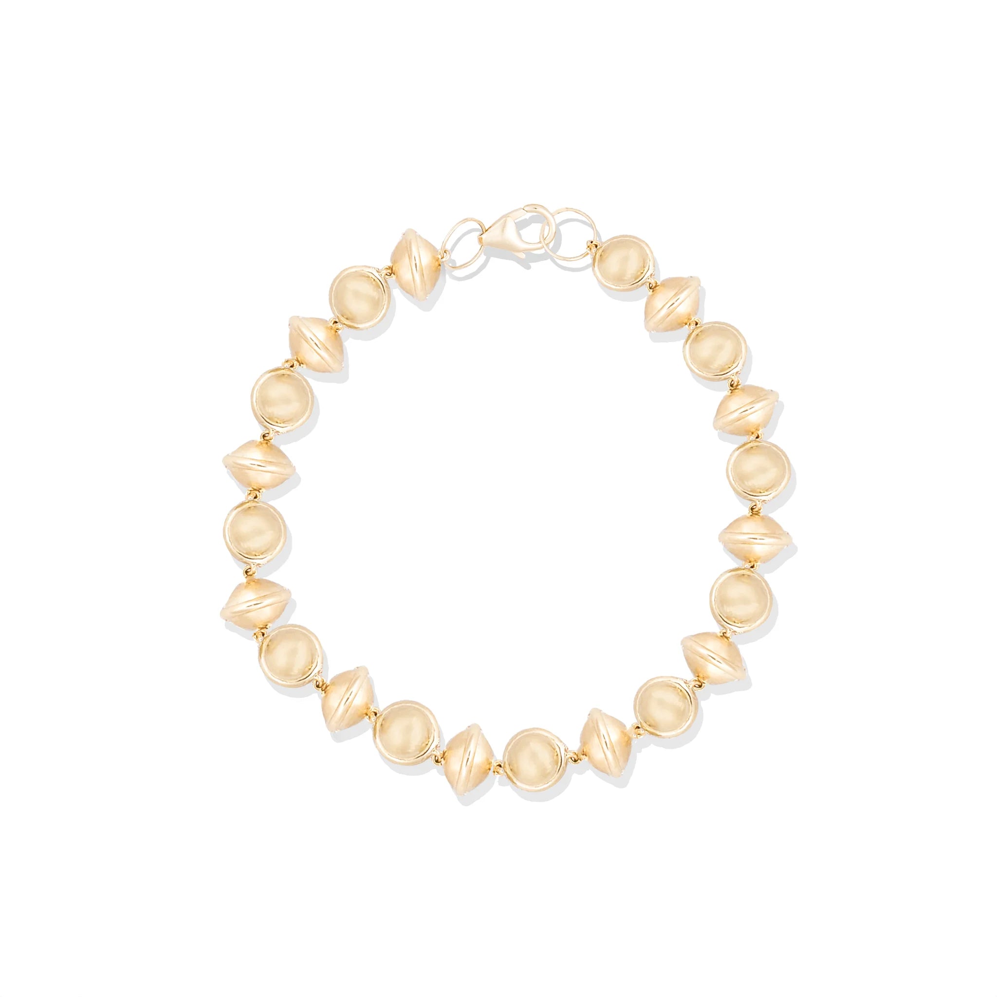 Revel Small Bead Bracelet - Gold