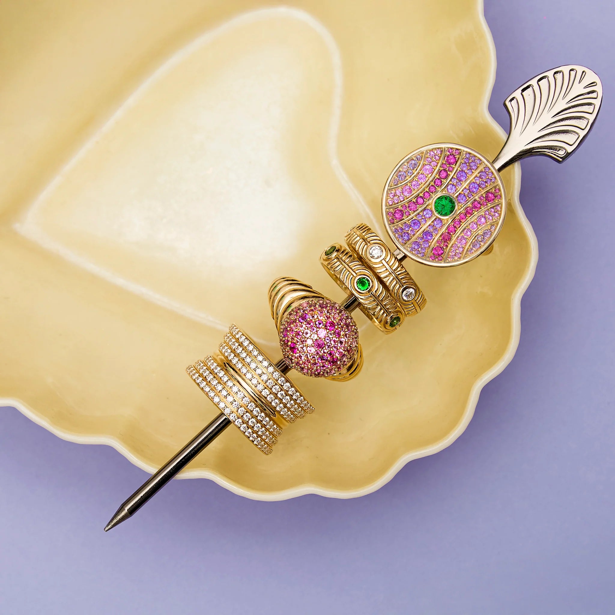 Revel Ribbed Stacking Band