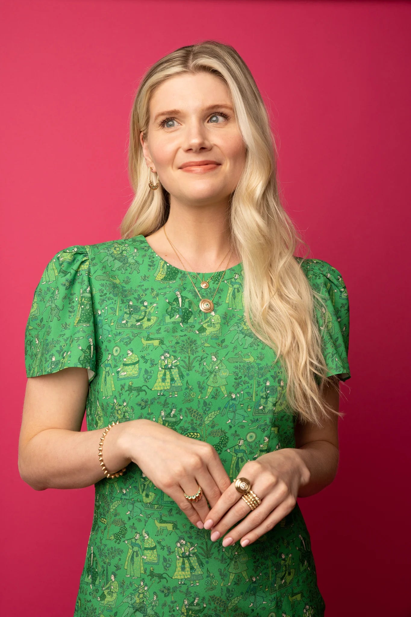 Evolve Small Disk Pendant Necklace - Diamond