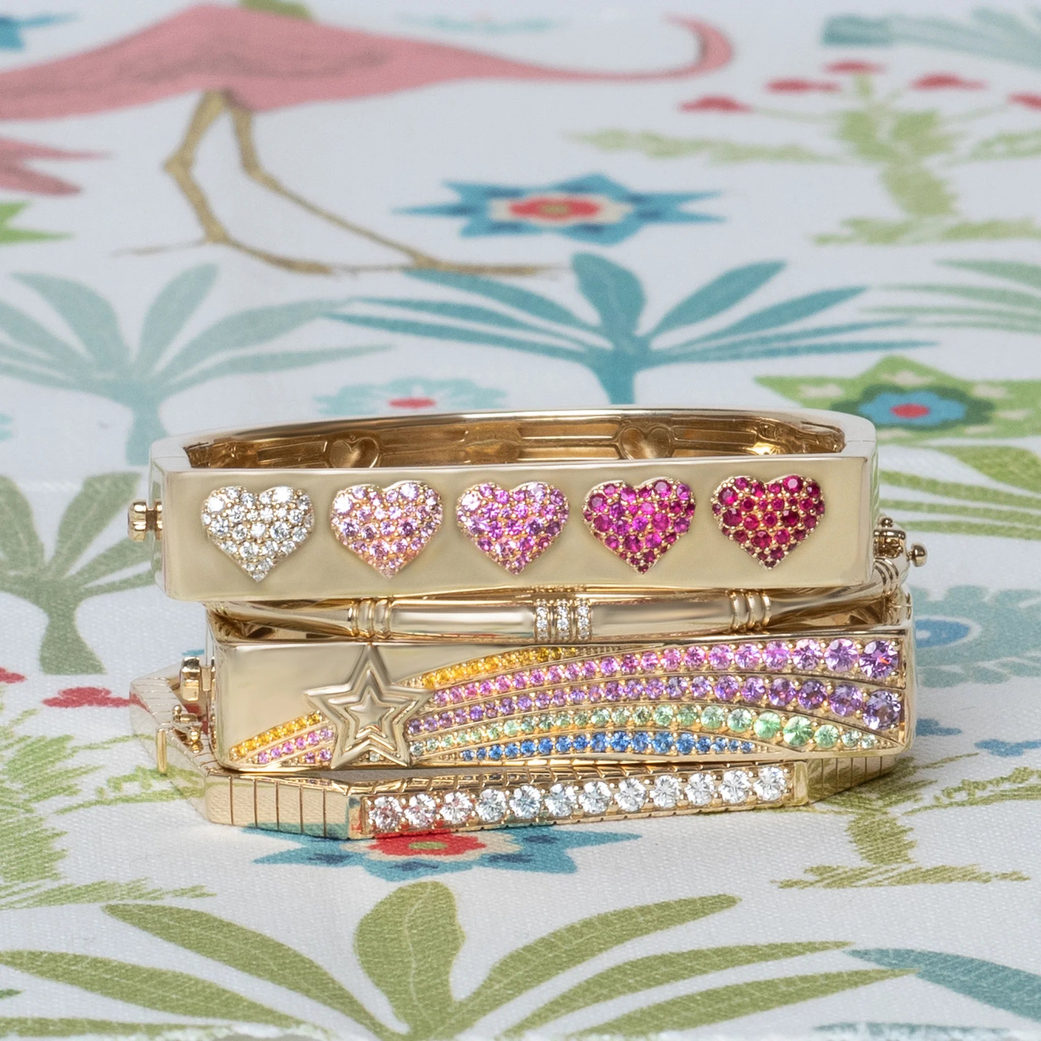 Crew Bangle Bracelet - Diamond