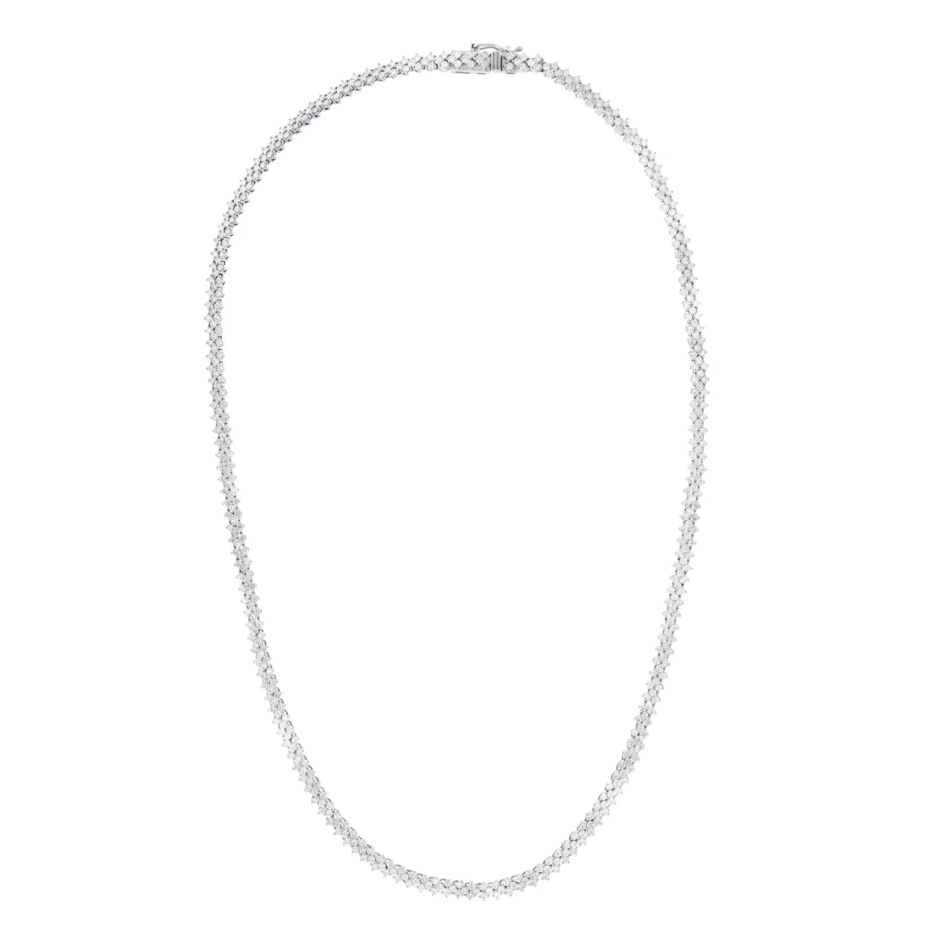 CHEVRON TENNIS NECKLACE