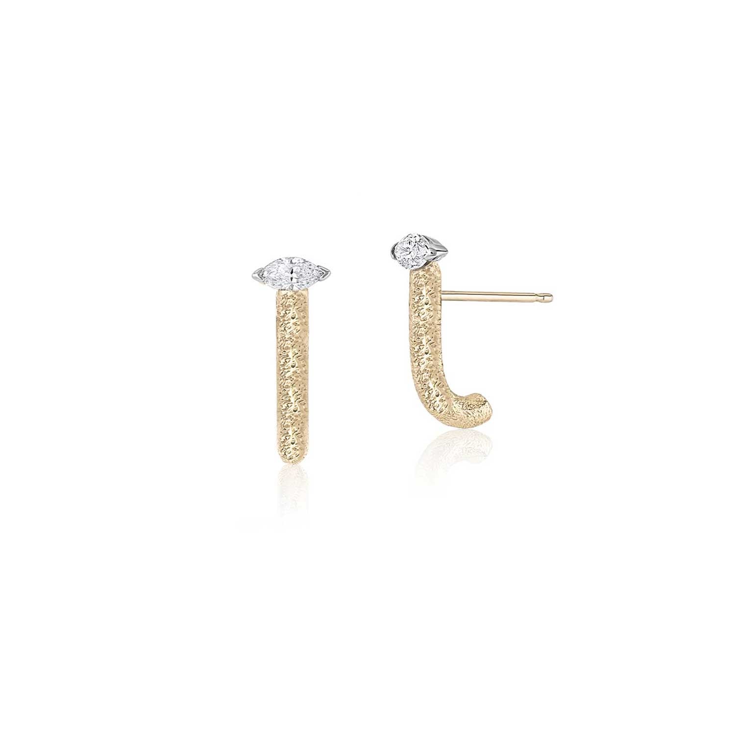 STELLA Cuff Earring with Marquise Diamond