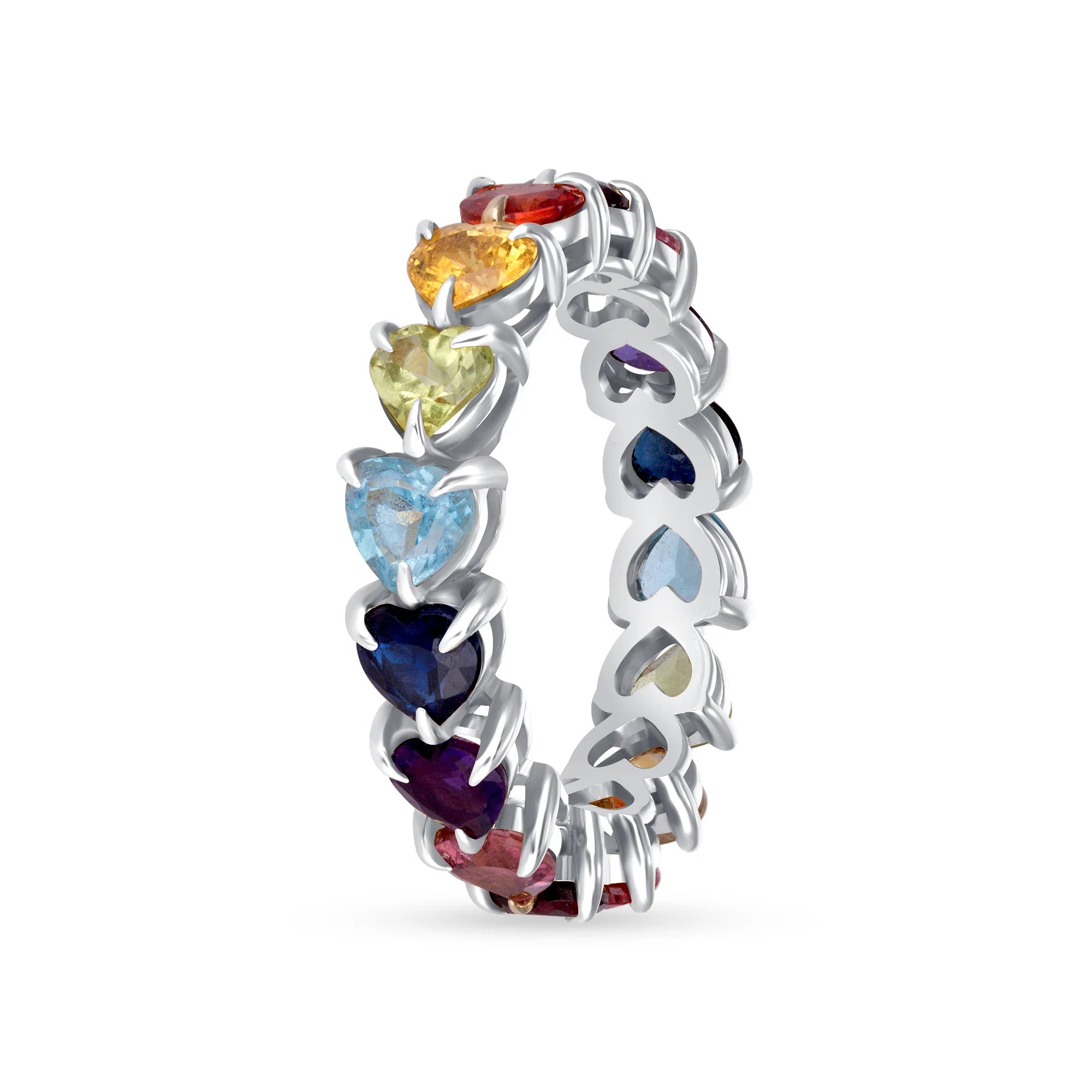 RAINBOW GEM ETERNITY RING