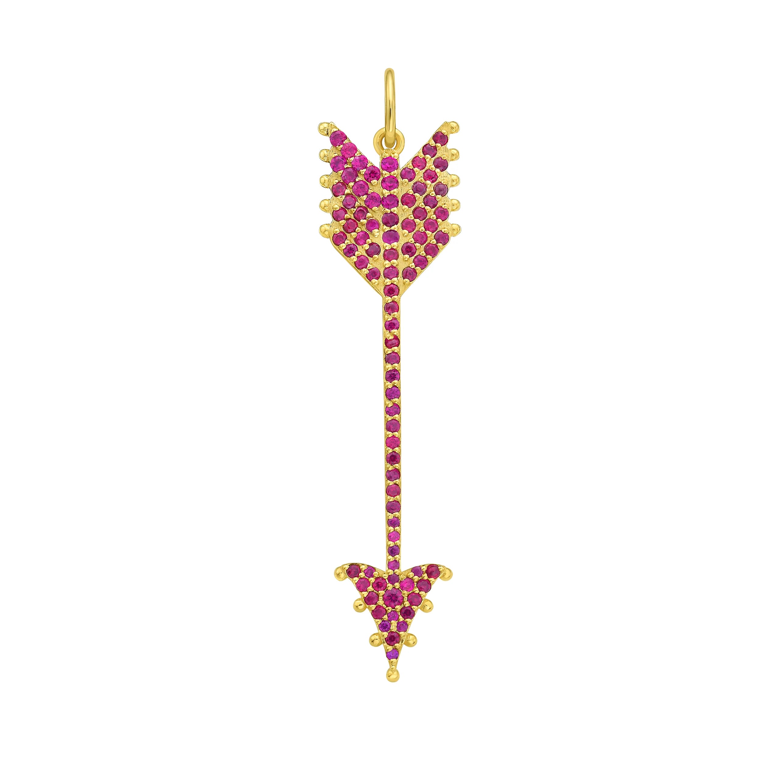 Arrow Ruby Charm