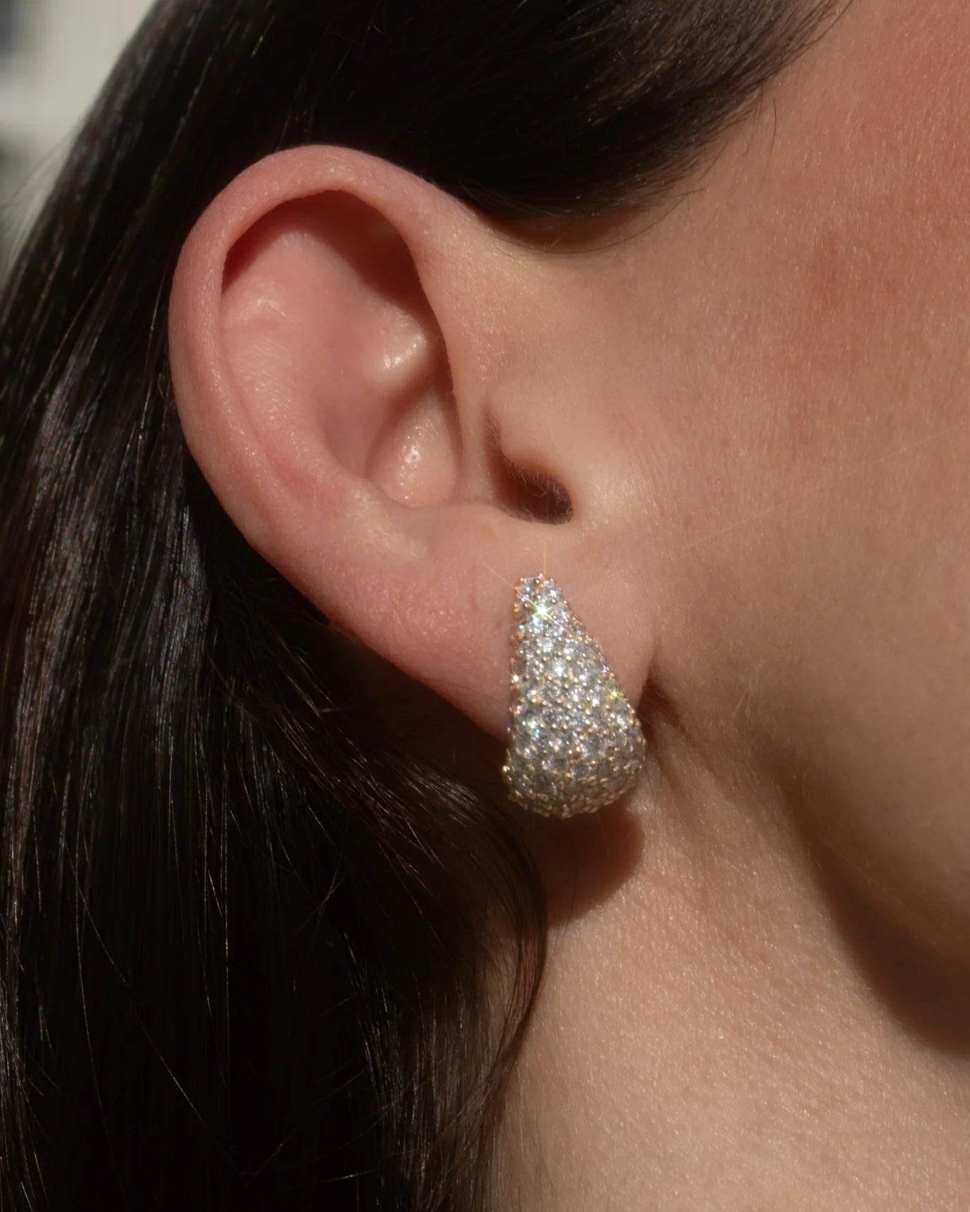 Diamond Saber Earrings