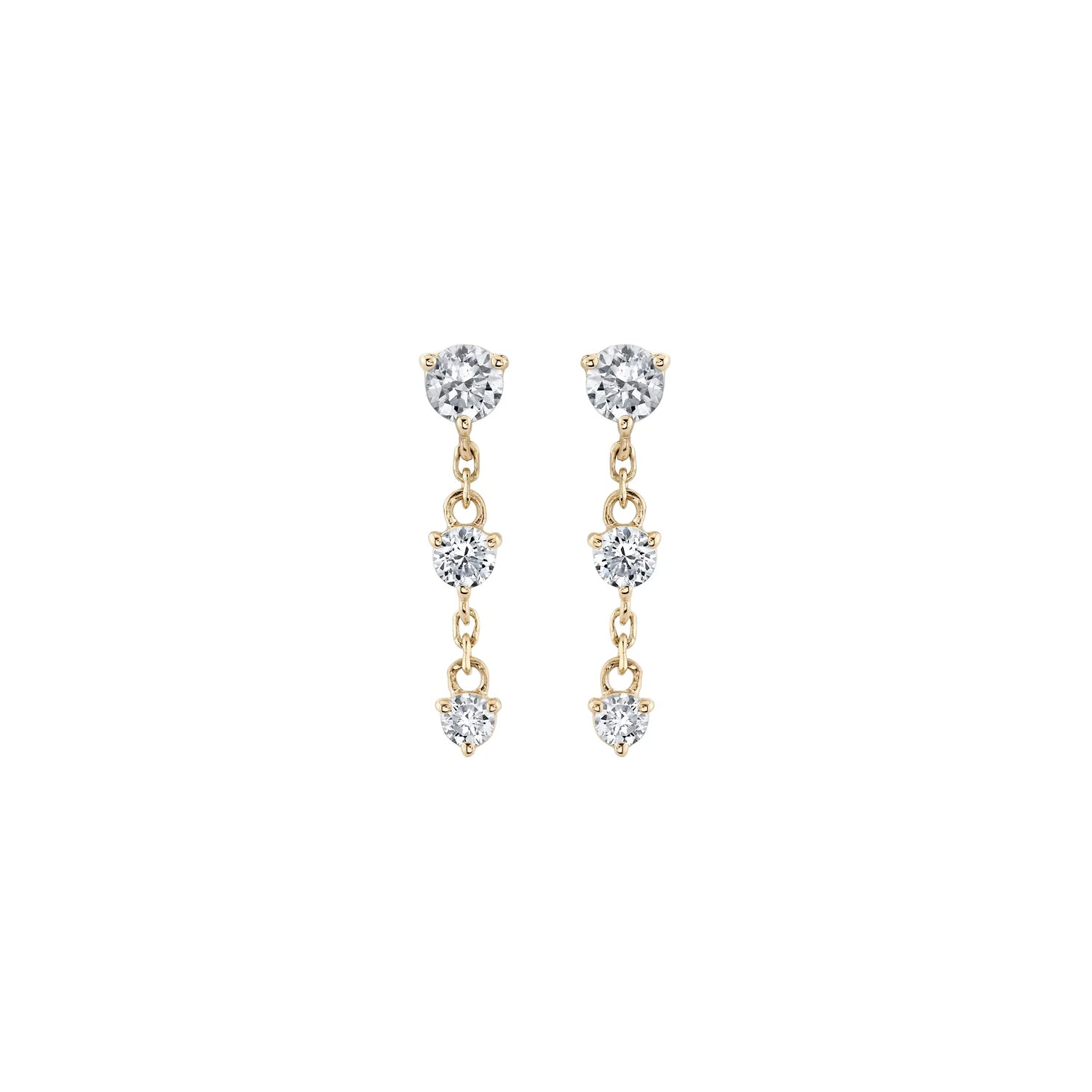 Diamond Cascade Earrings