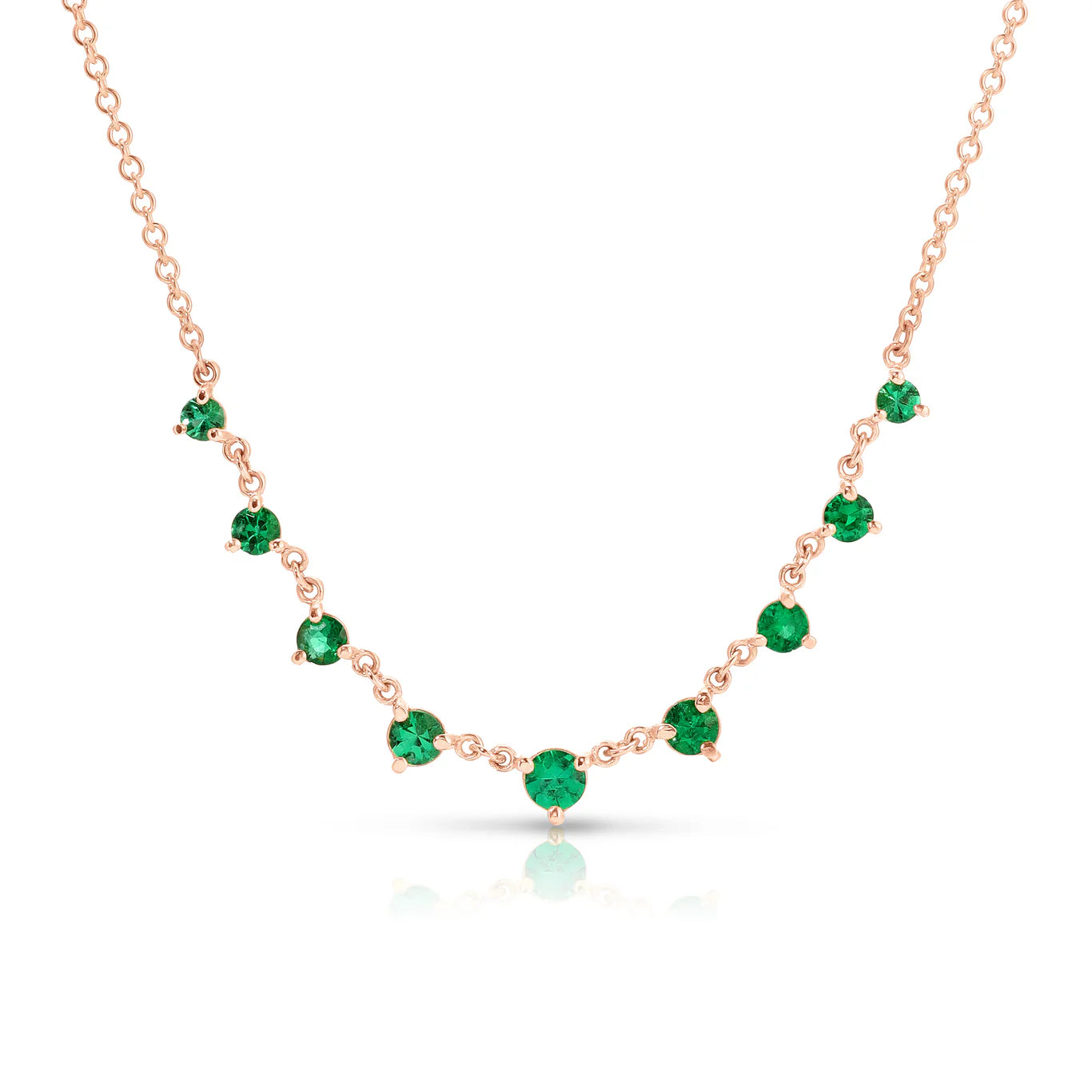 Green Emerald MINI STARSTRUCK NECKLACE
