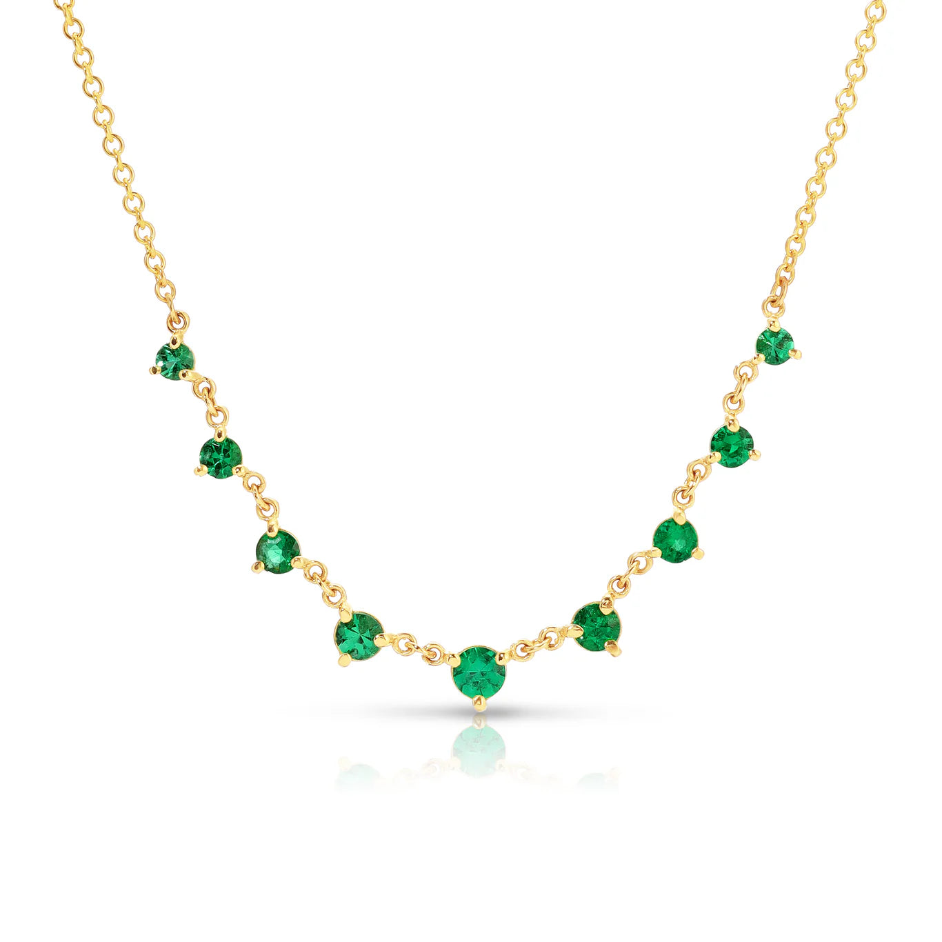 Green Emerald MINI STARSTRUCK NECKLACE