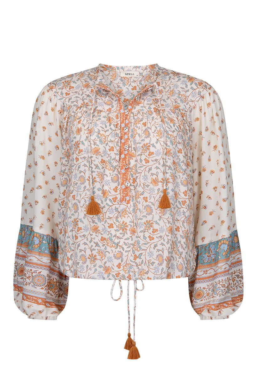 Sunshine Bandit Blouse - Desert Sage