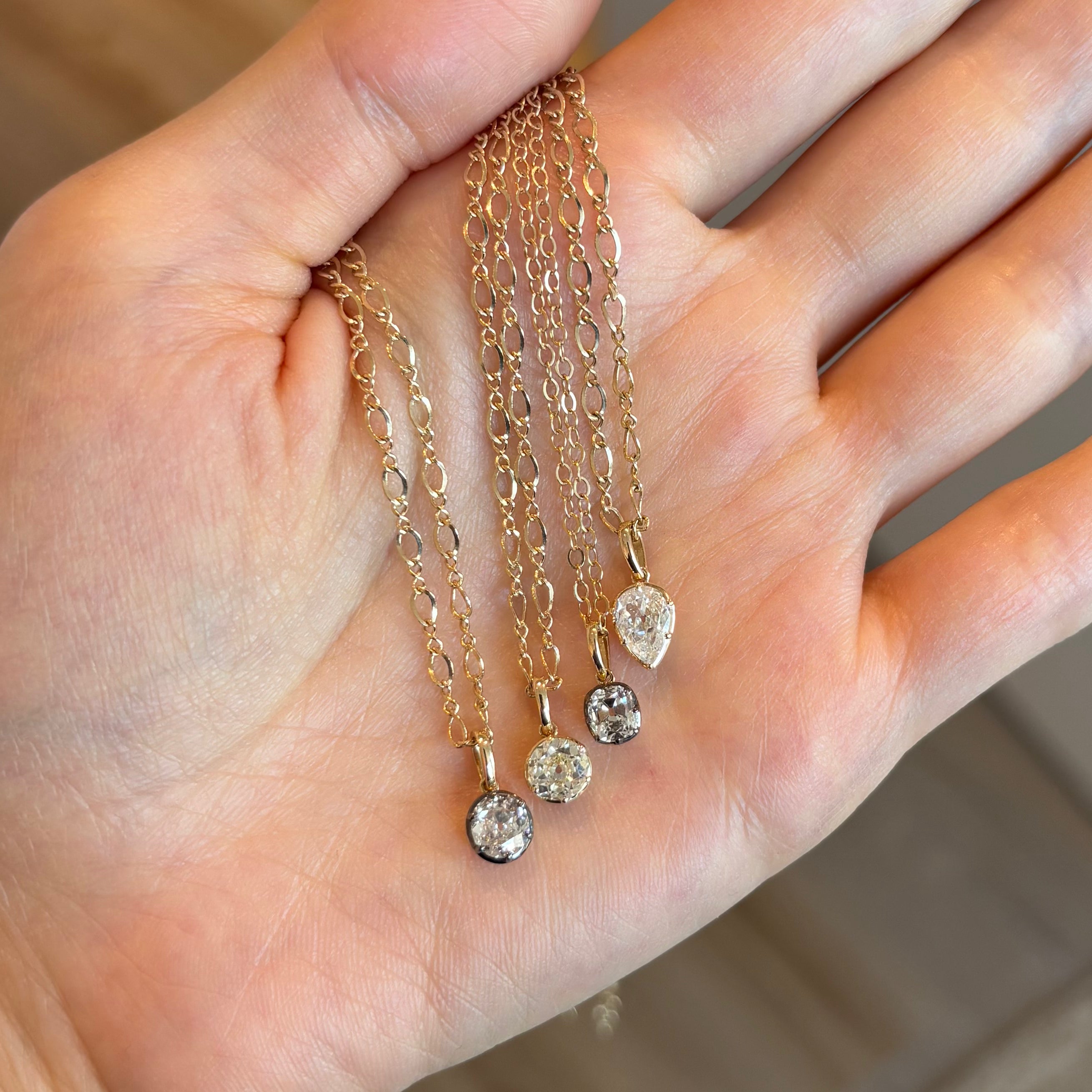 Petite Diamond on Chain