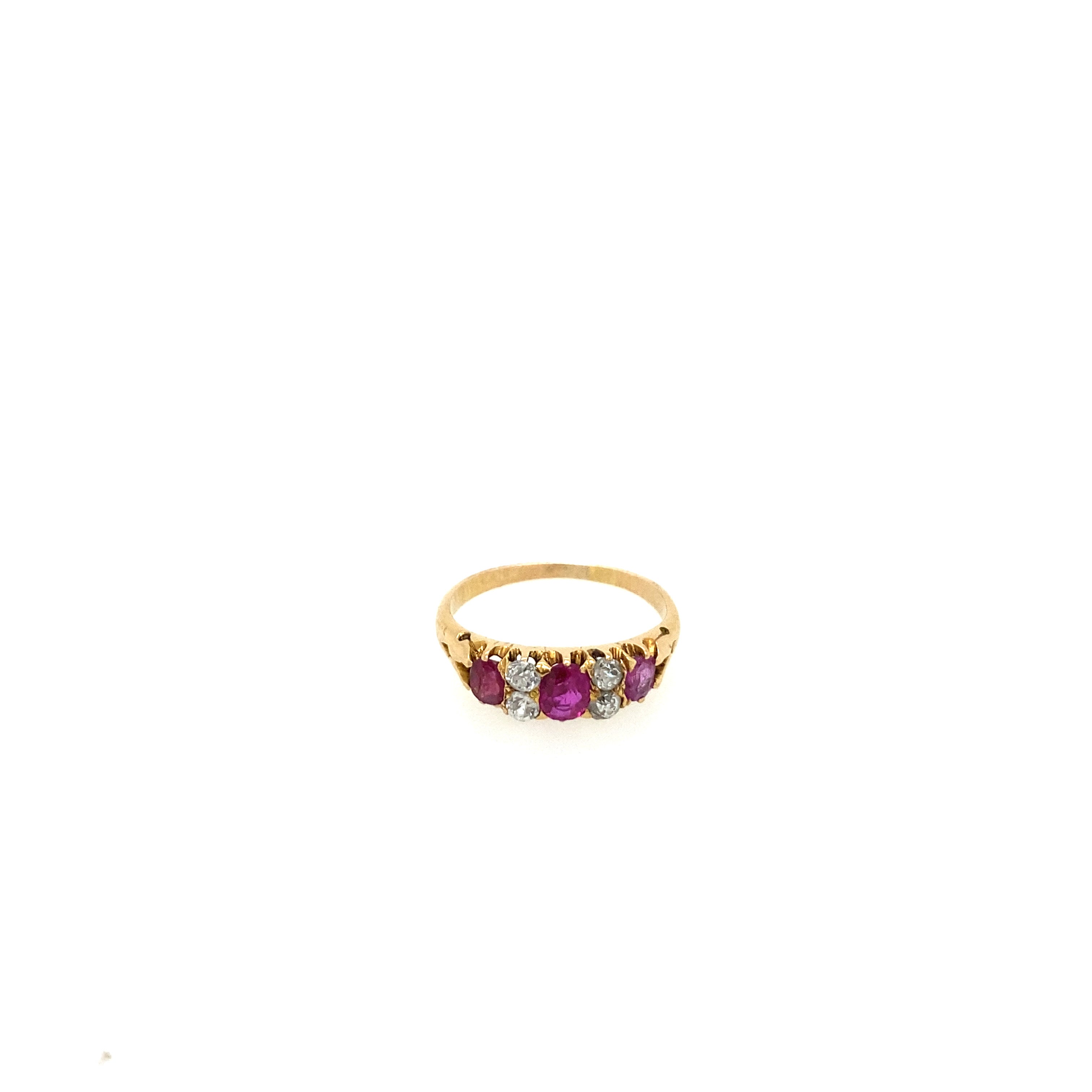 Antique Ruby and Diamond Ring