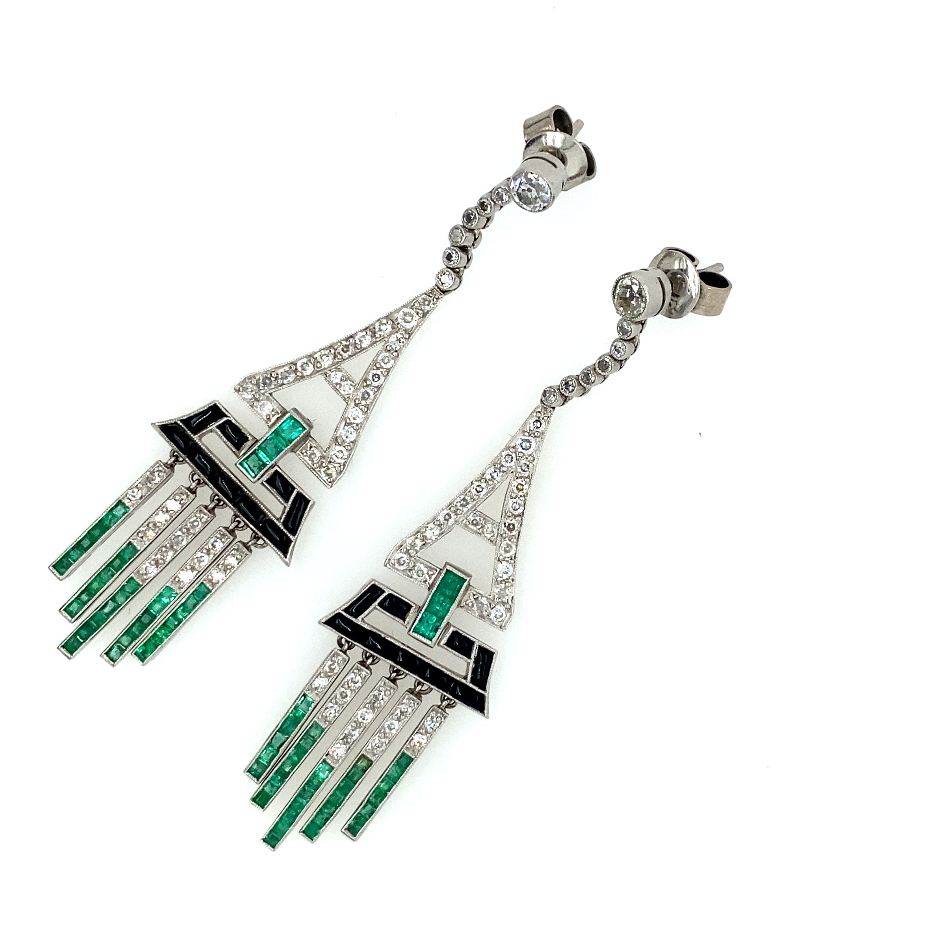 Art Deco Style Earrings