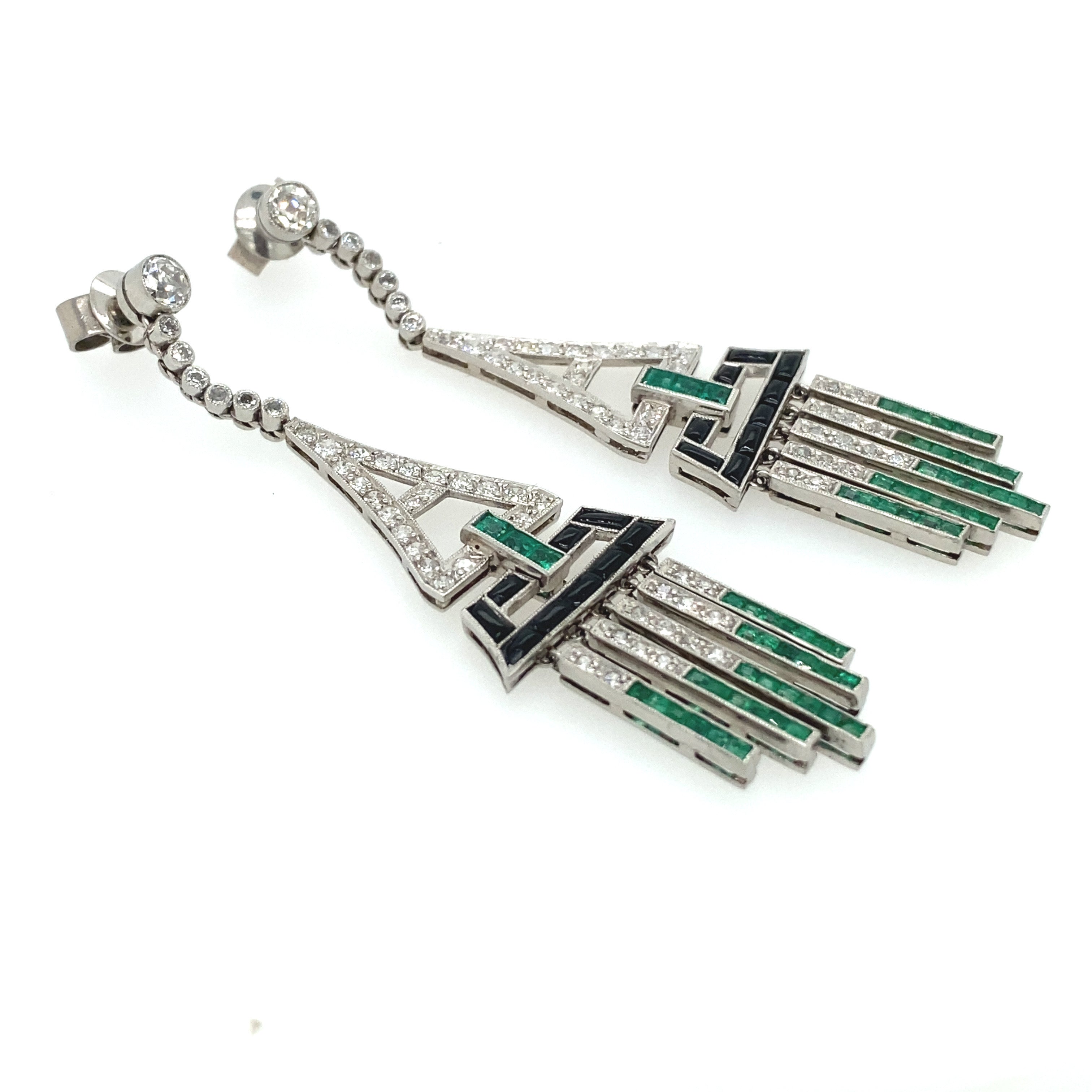 Art Deco Style Earrings