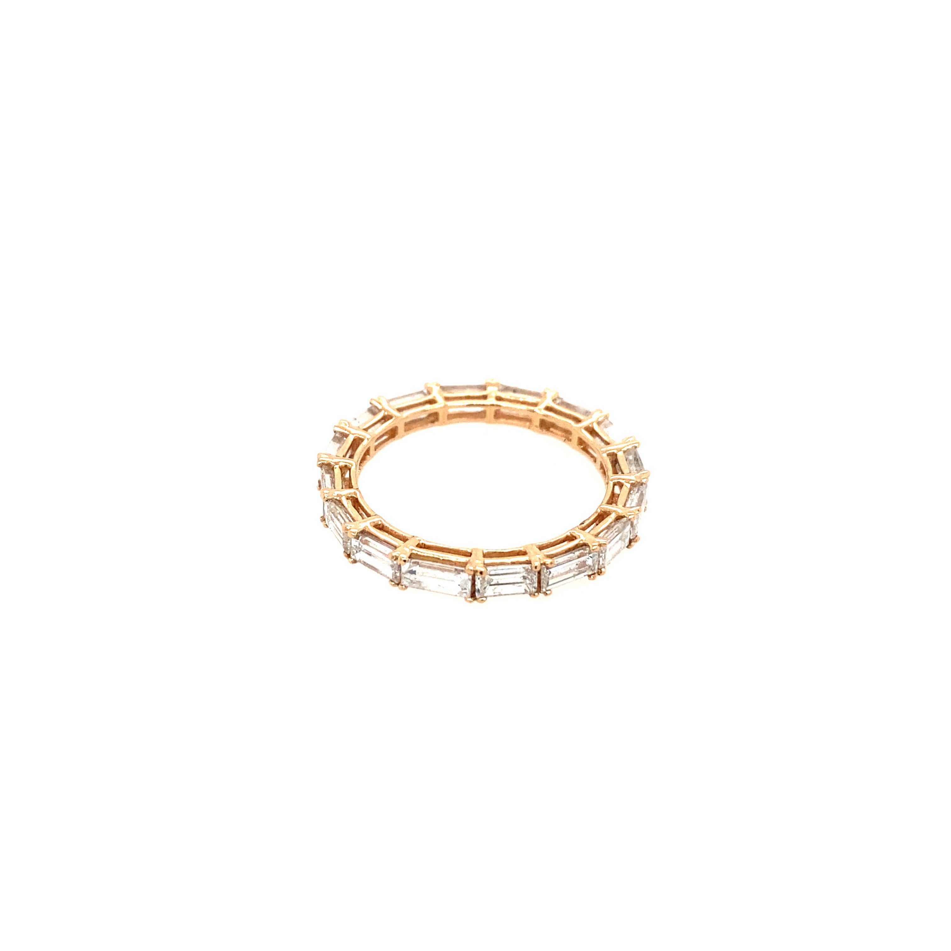 SCINTILATE DIAMOND BAGUETTE ETERNITY BAND