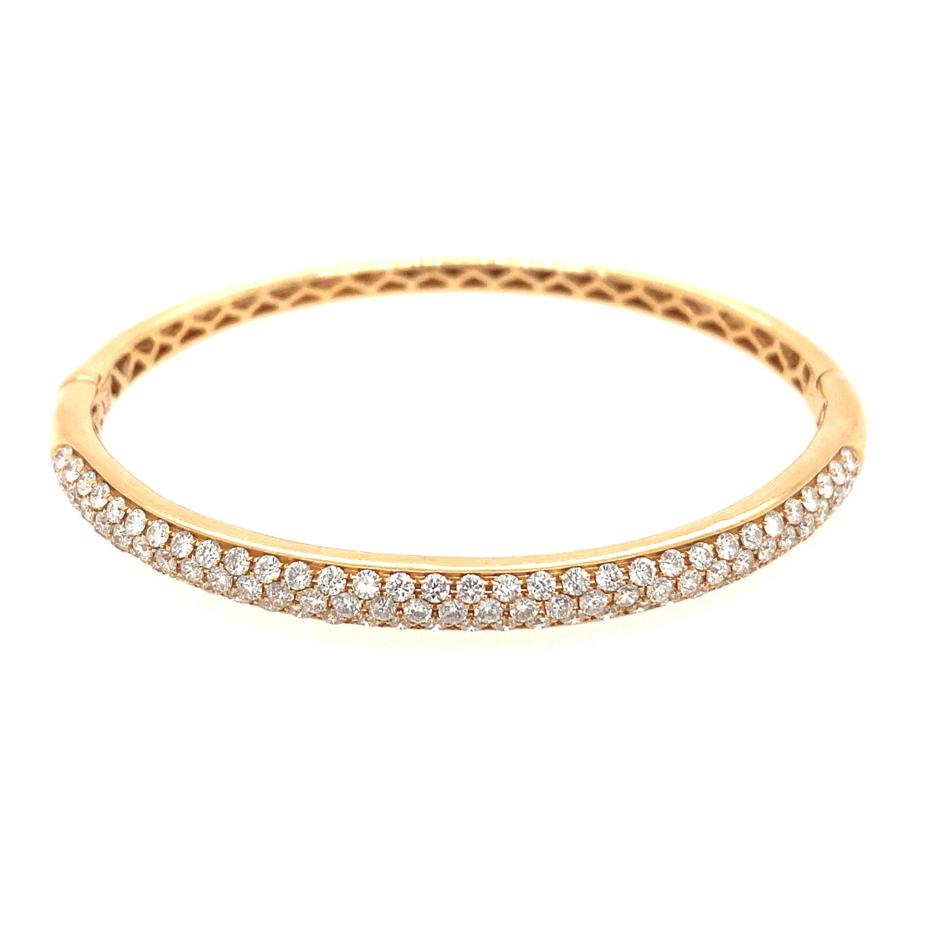 Pave Diamond Bangle