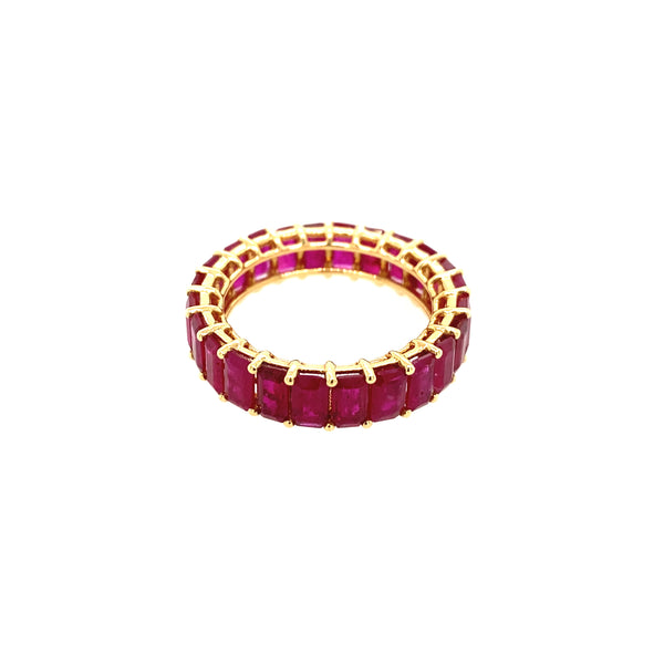 Ruby North South Eternity Ring