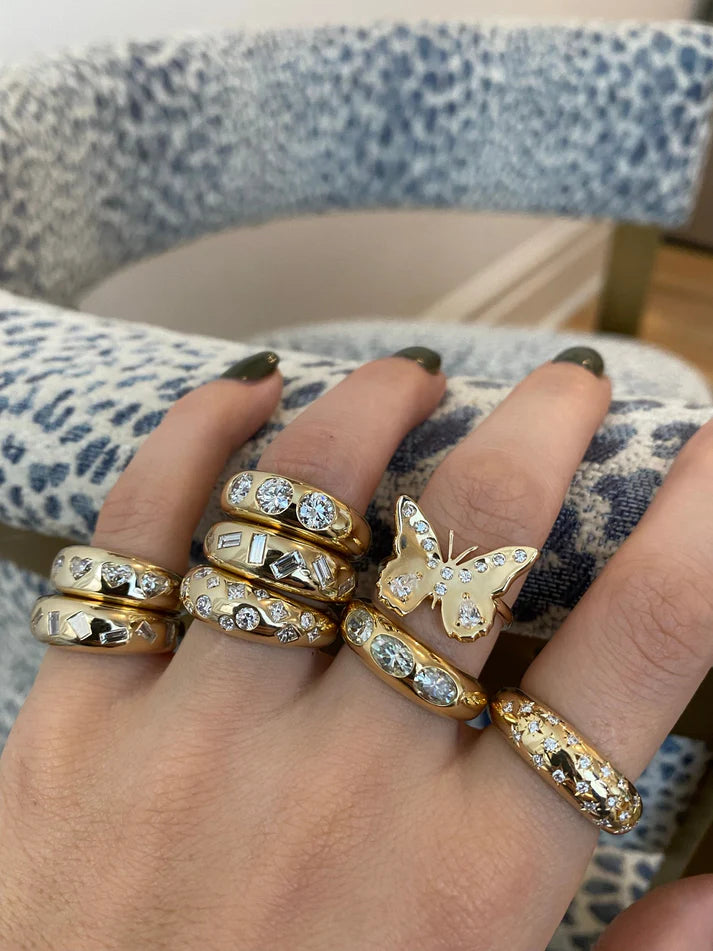 HEART CLASSIC NOMAD RING - Diamond