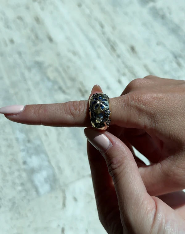 Chunky Flora Nomad Ring