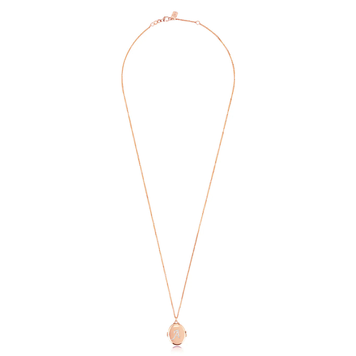 INITIAL LOCKET NECKLACE