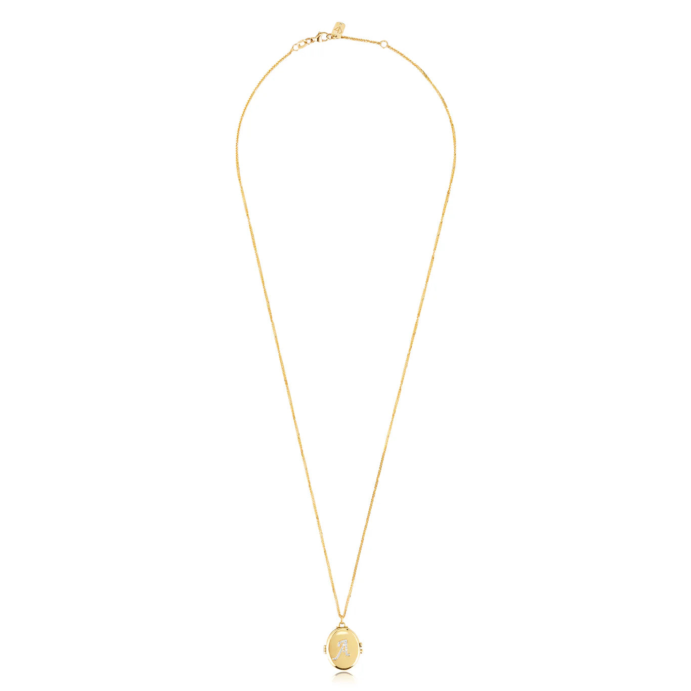 INITIAL LOCKET NECKLACE