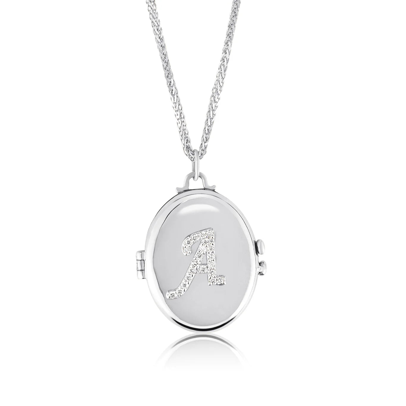 INITIAL LOCKET NECKLACE