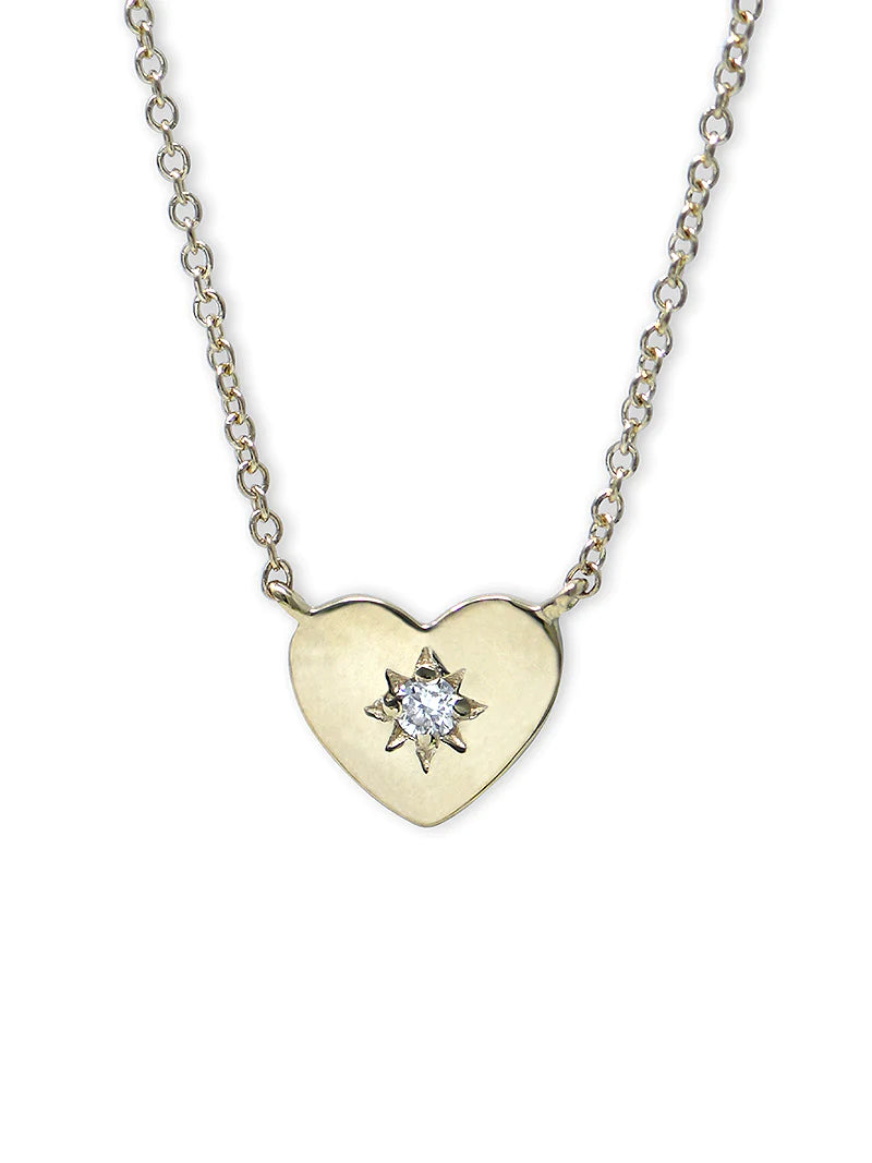 Jac+Jo Icon Vintage Star Heart Pendant