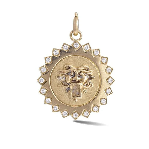 DIAMOND GUARDIAN LION MABEL MEDALLION