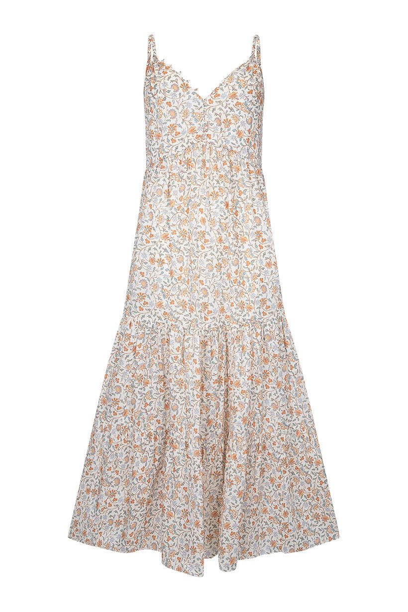 Sunshine Bandit Strappy Gown - Desert Sage