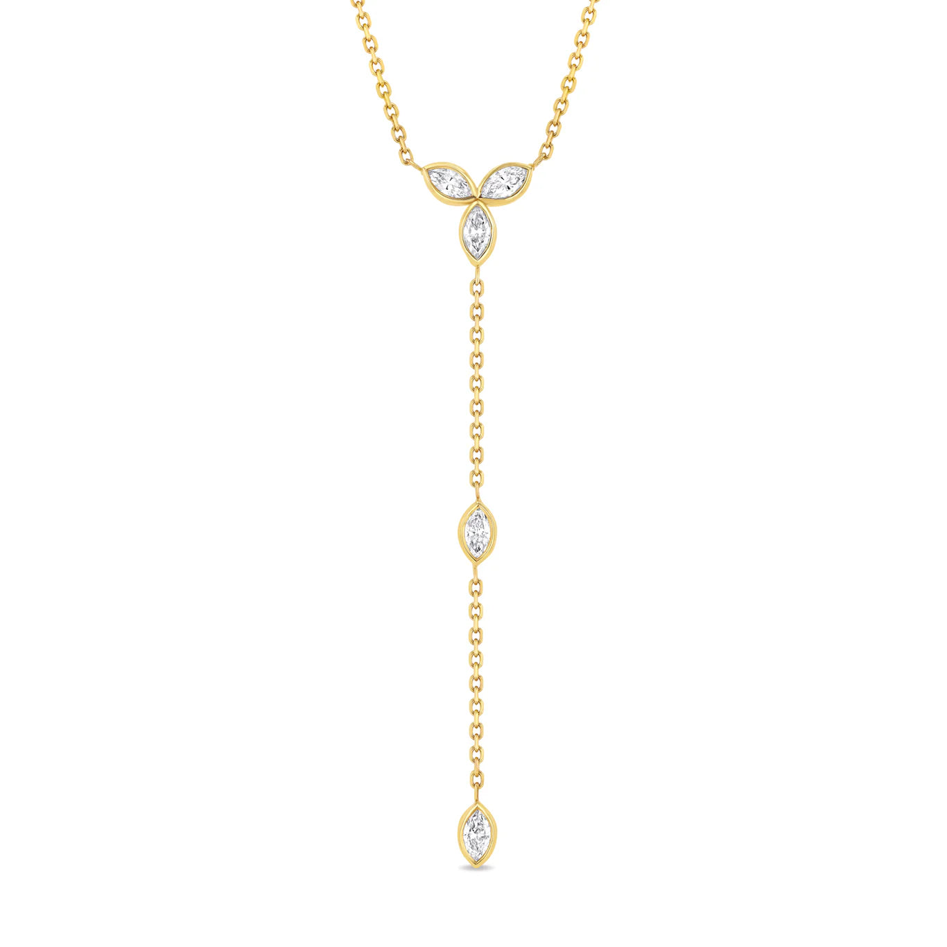 Fleur Lariat Necklace
