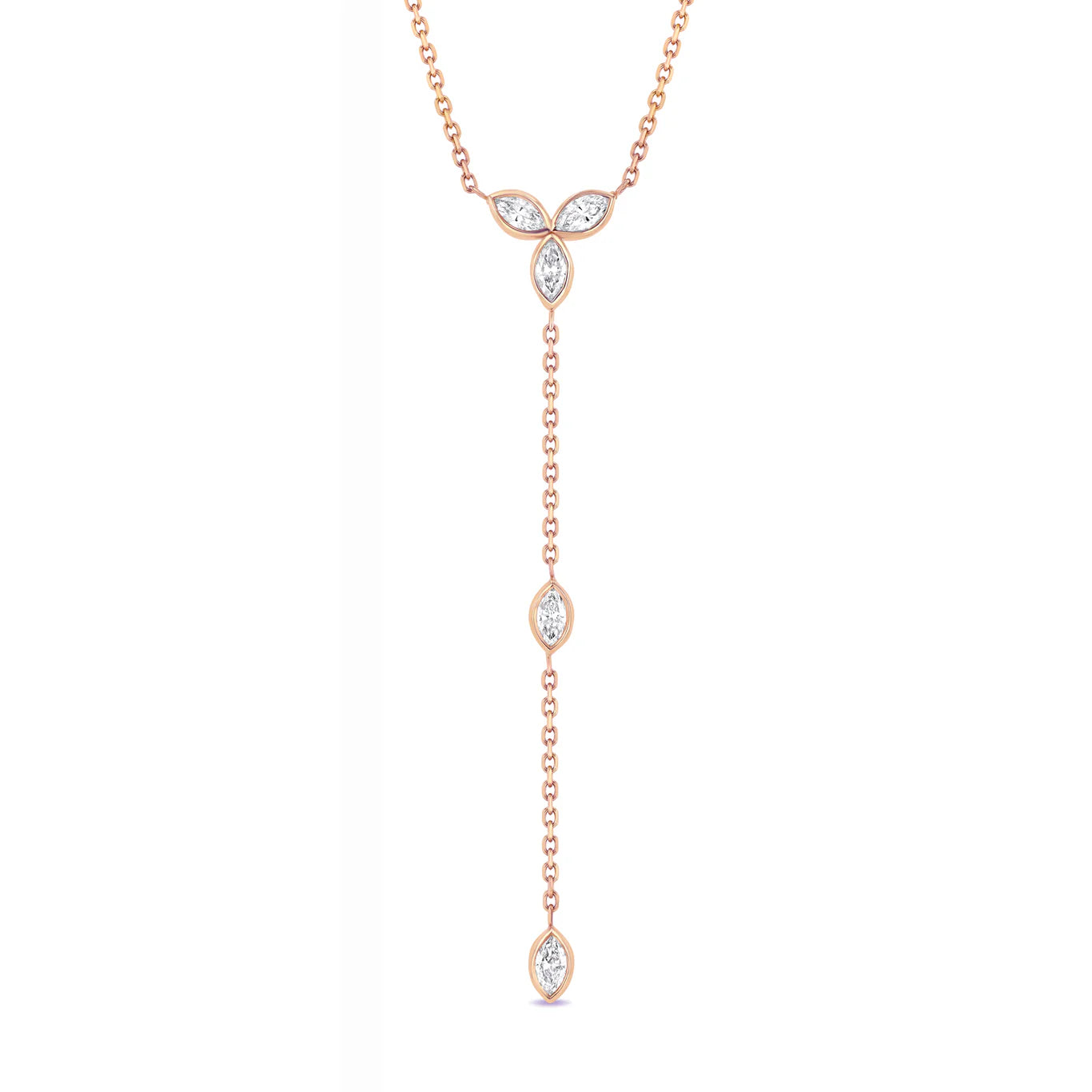 Fleur Lariat Necklace