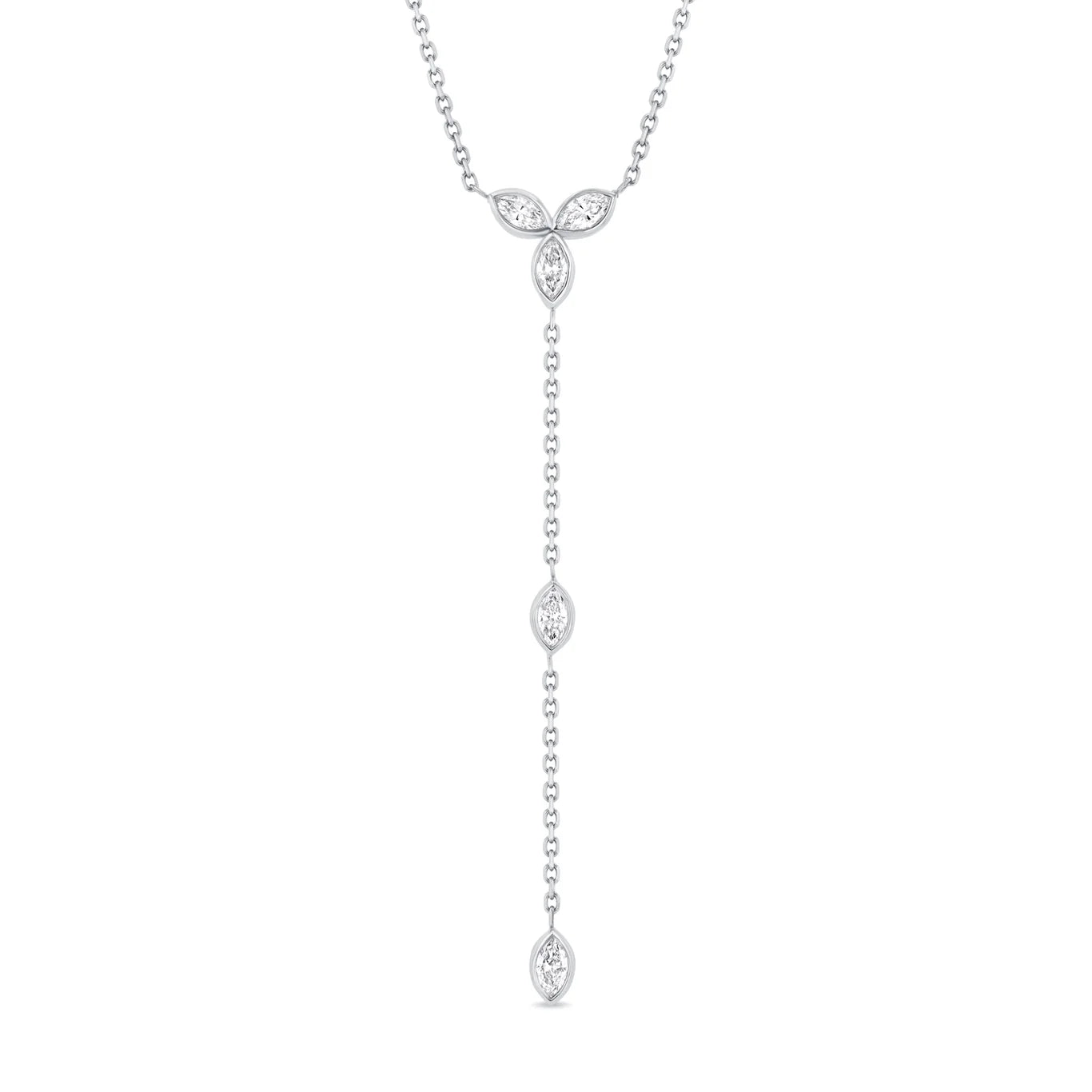 Fleur Lariat Necklace