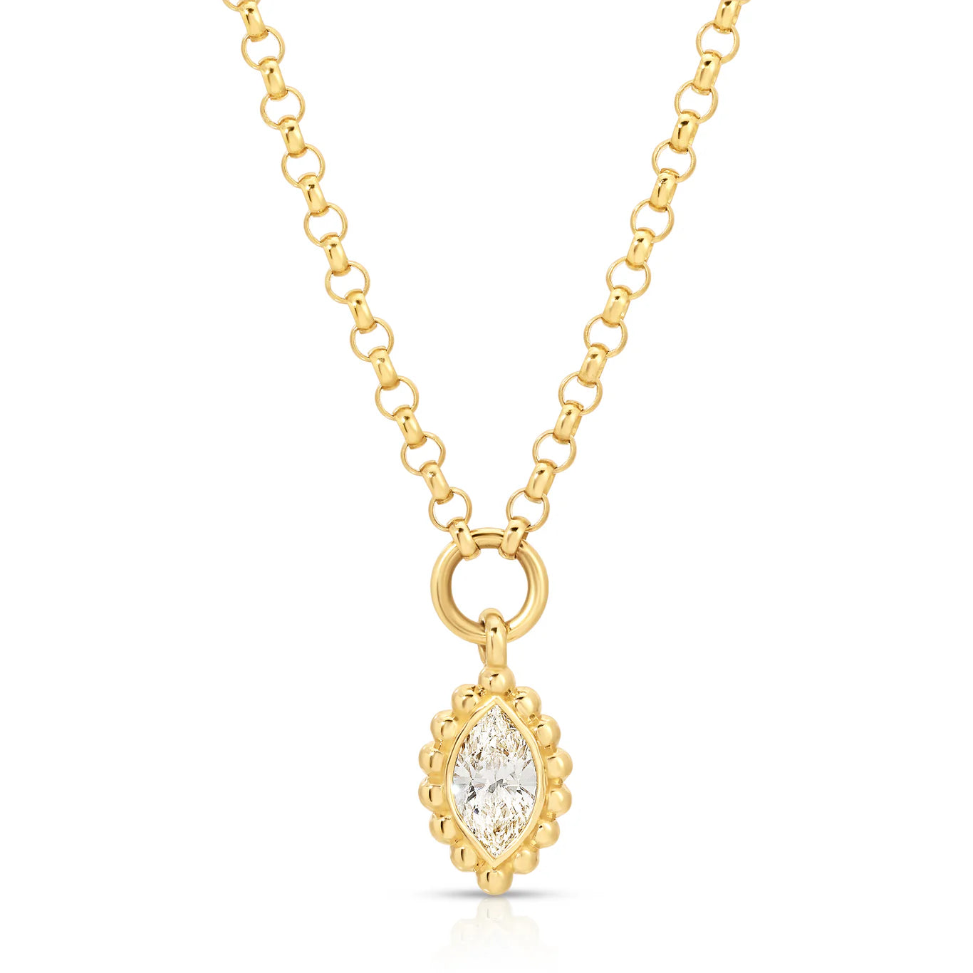 Marquise Reverie Solitaire Necklace