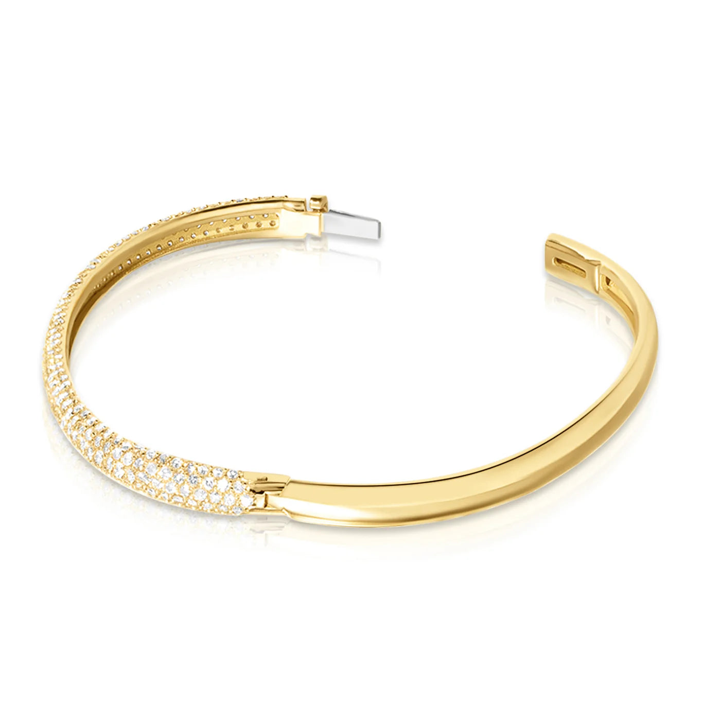 Pave Bombe Bangle