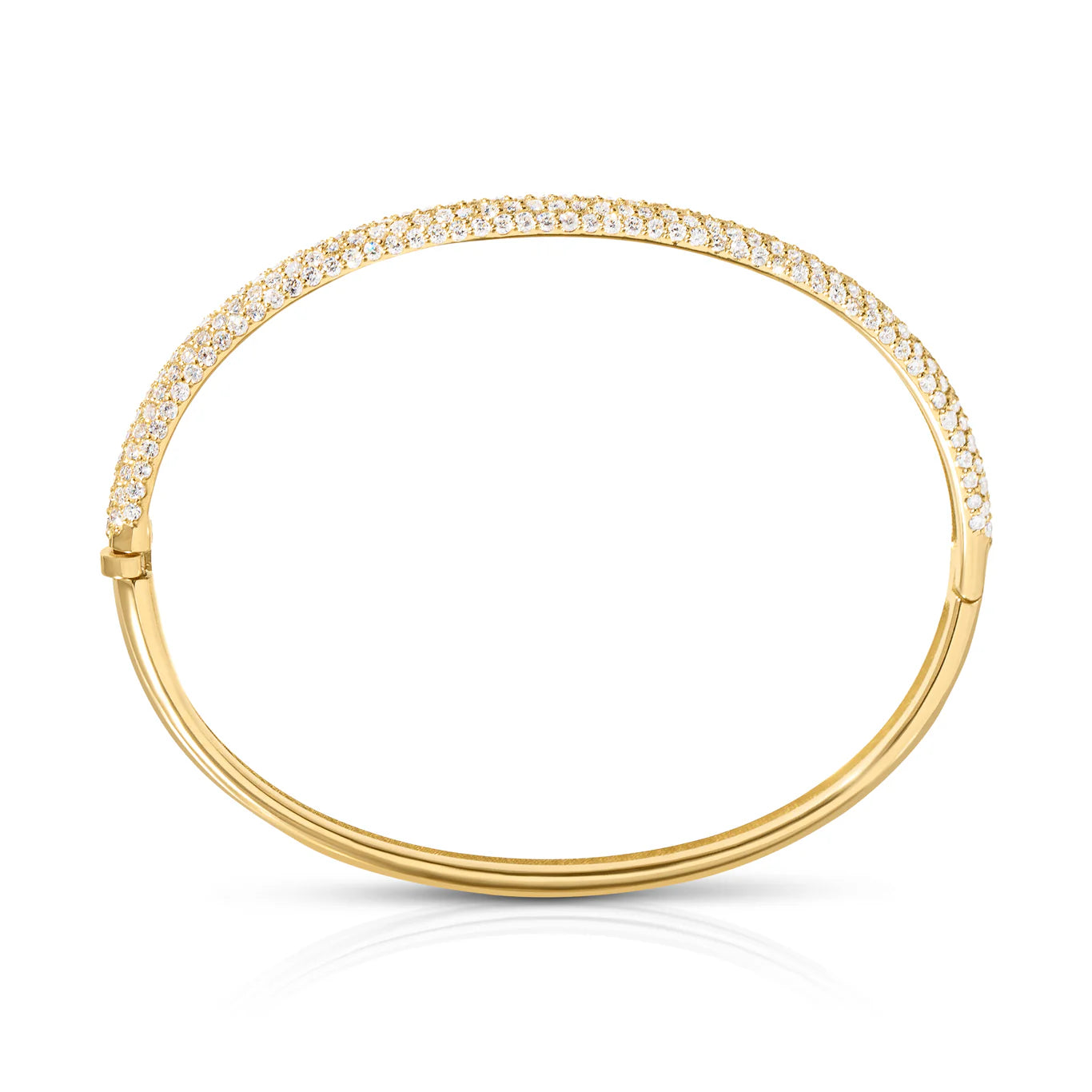 Pave Bombe Bangle