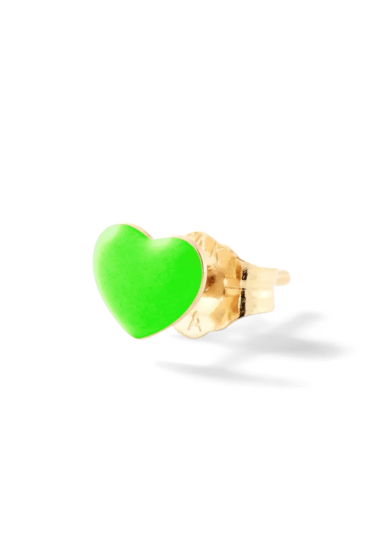 MINI PUFFY HEART STUD