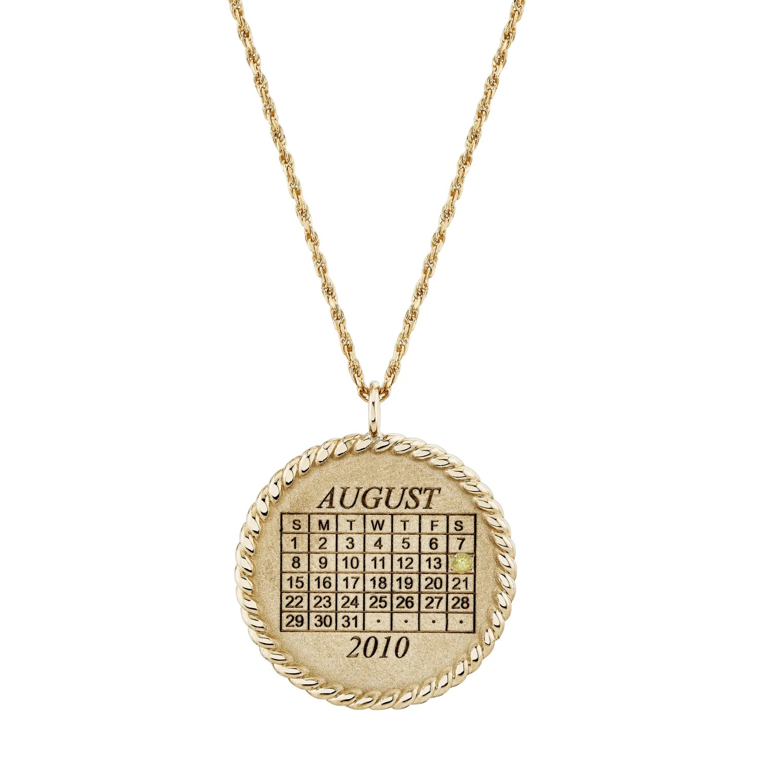 Imperial Calendar Pendant