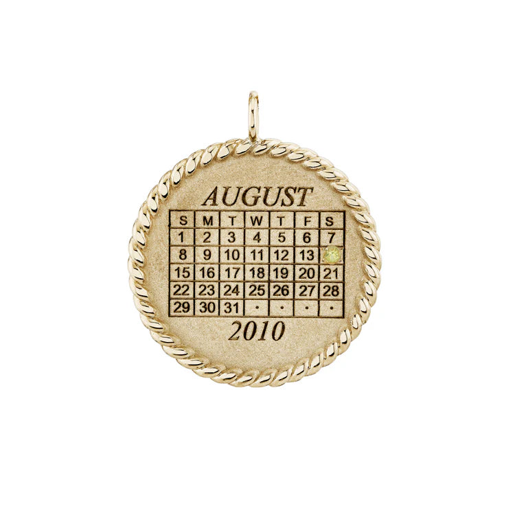 Imperial Calendar Pendant