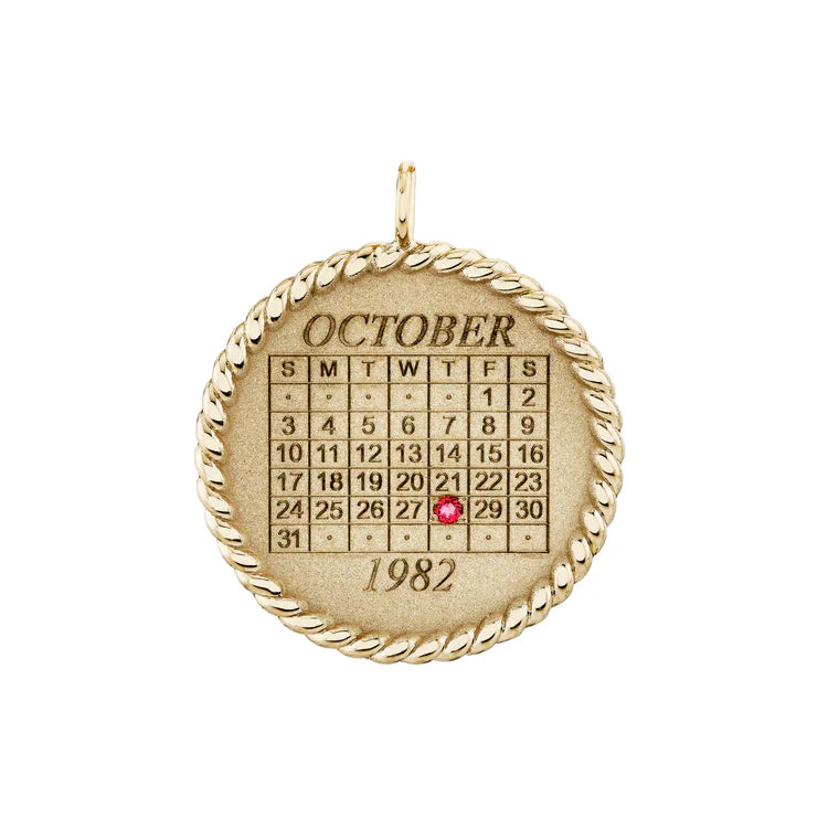 Imperial Calendar Pendant