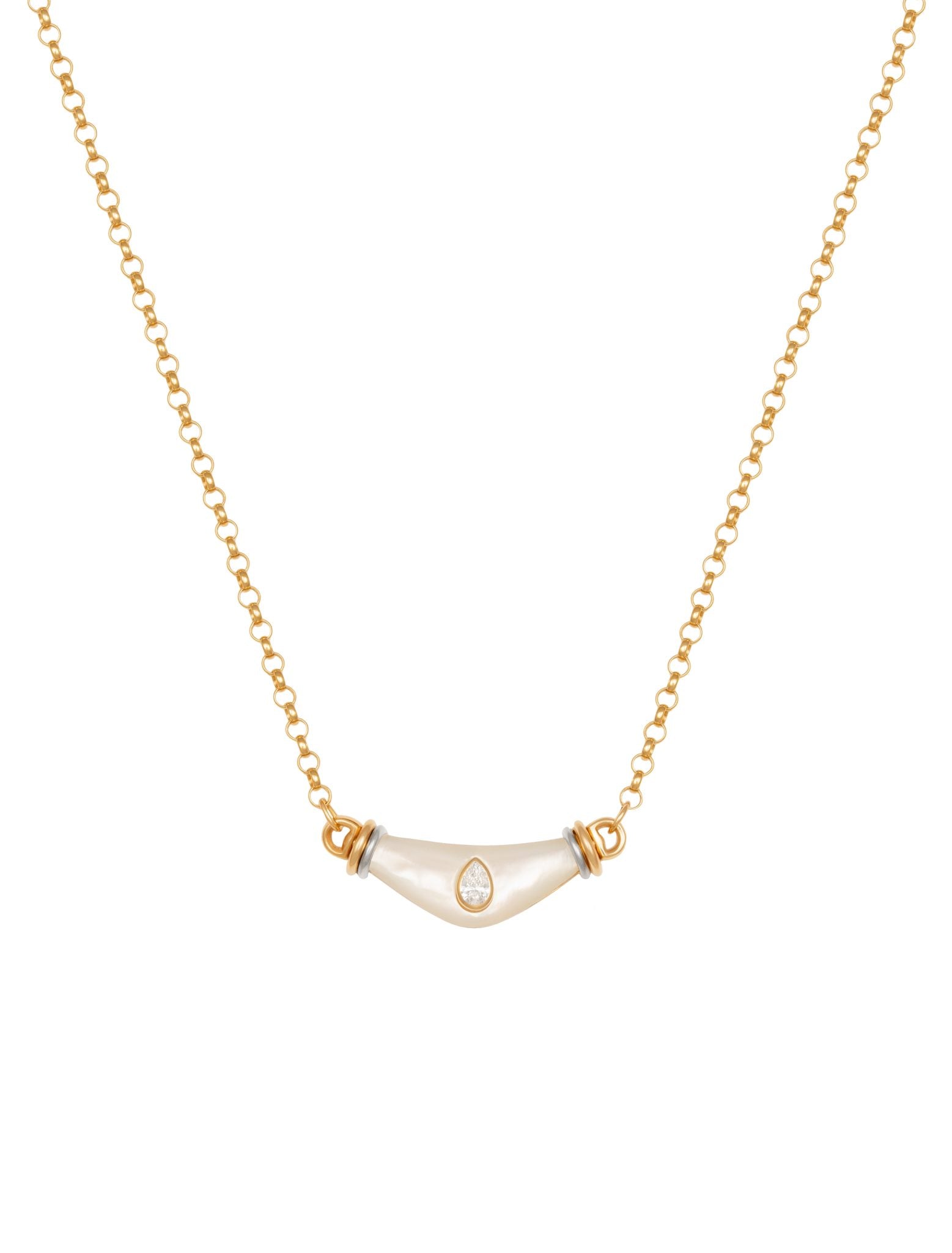 Diamond Drop Karma Necklace