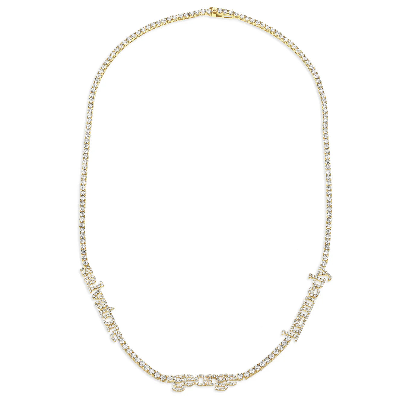 Name Tennis Necklace