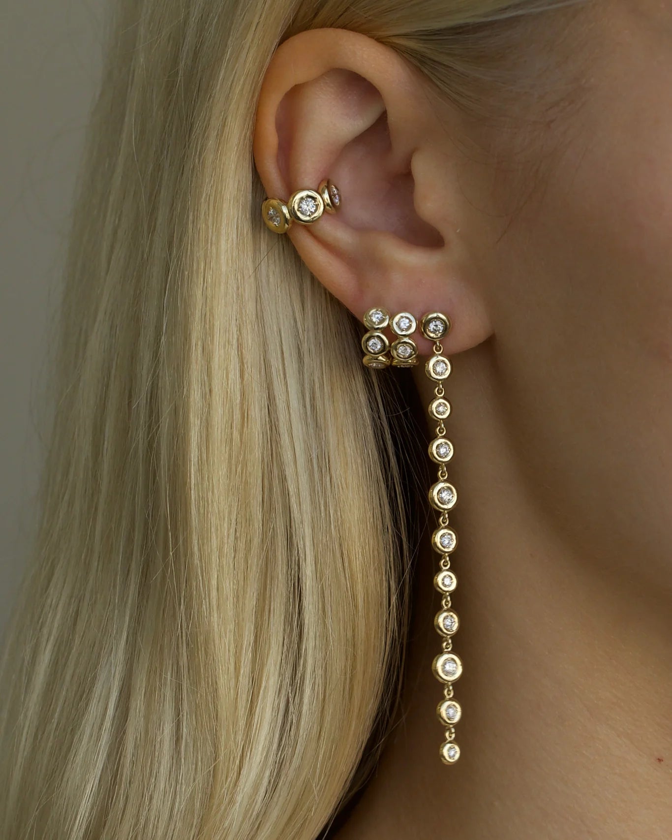 Waterfall Orb Earrings