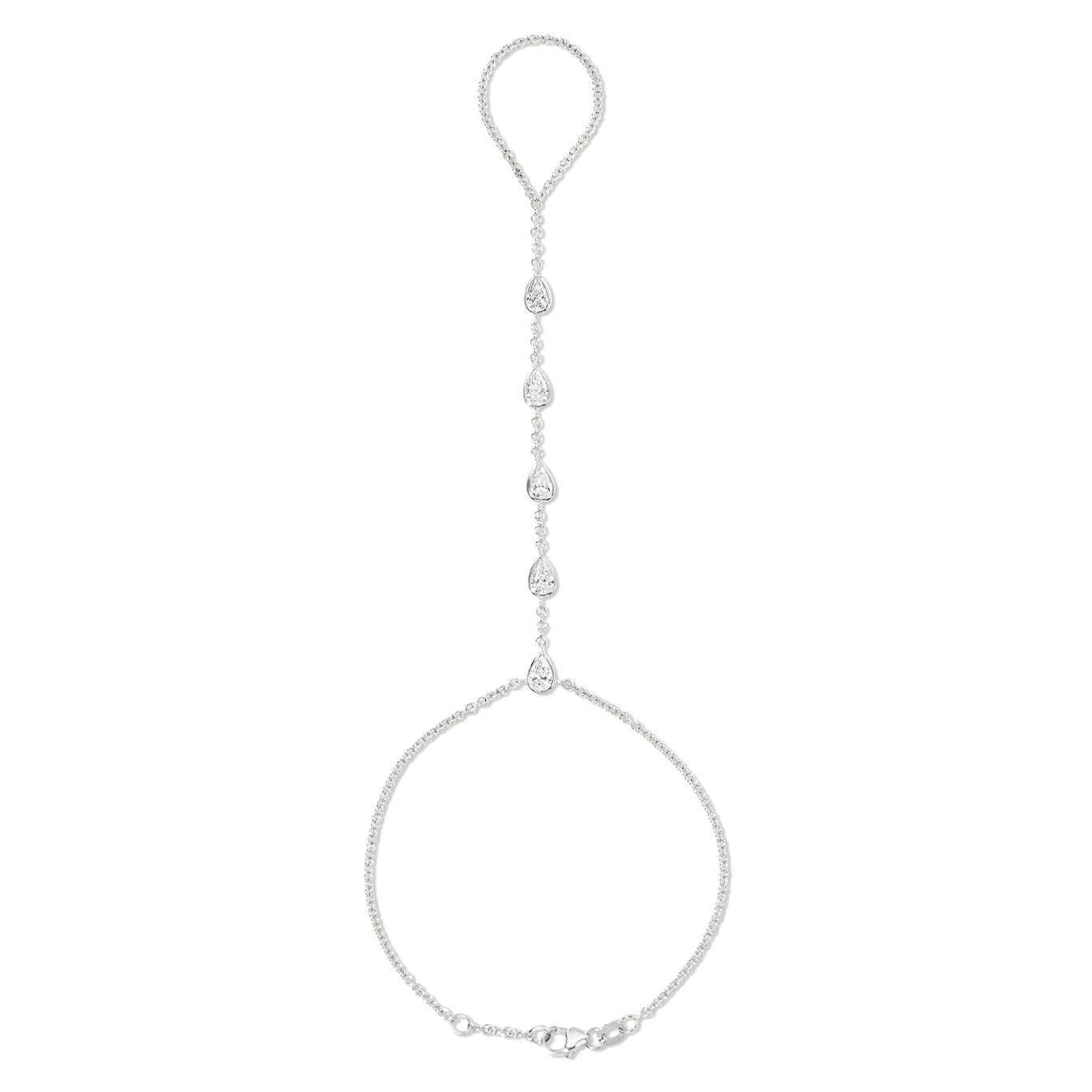 Celeste Pear Hand Chain