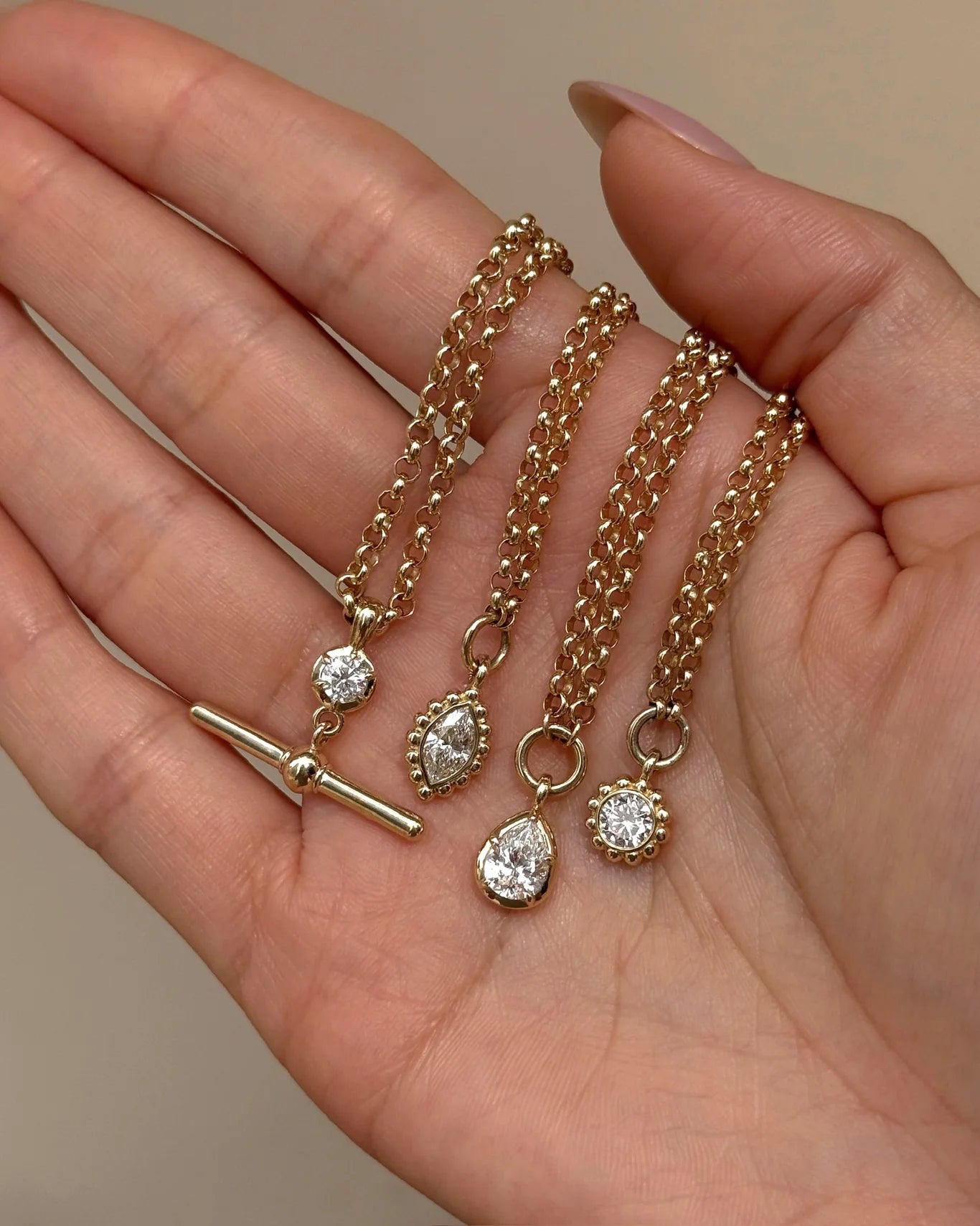 Round Reverie Solitaire Necklace